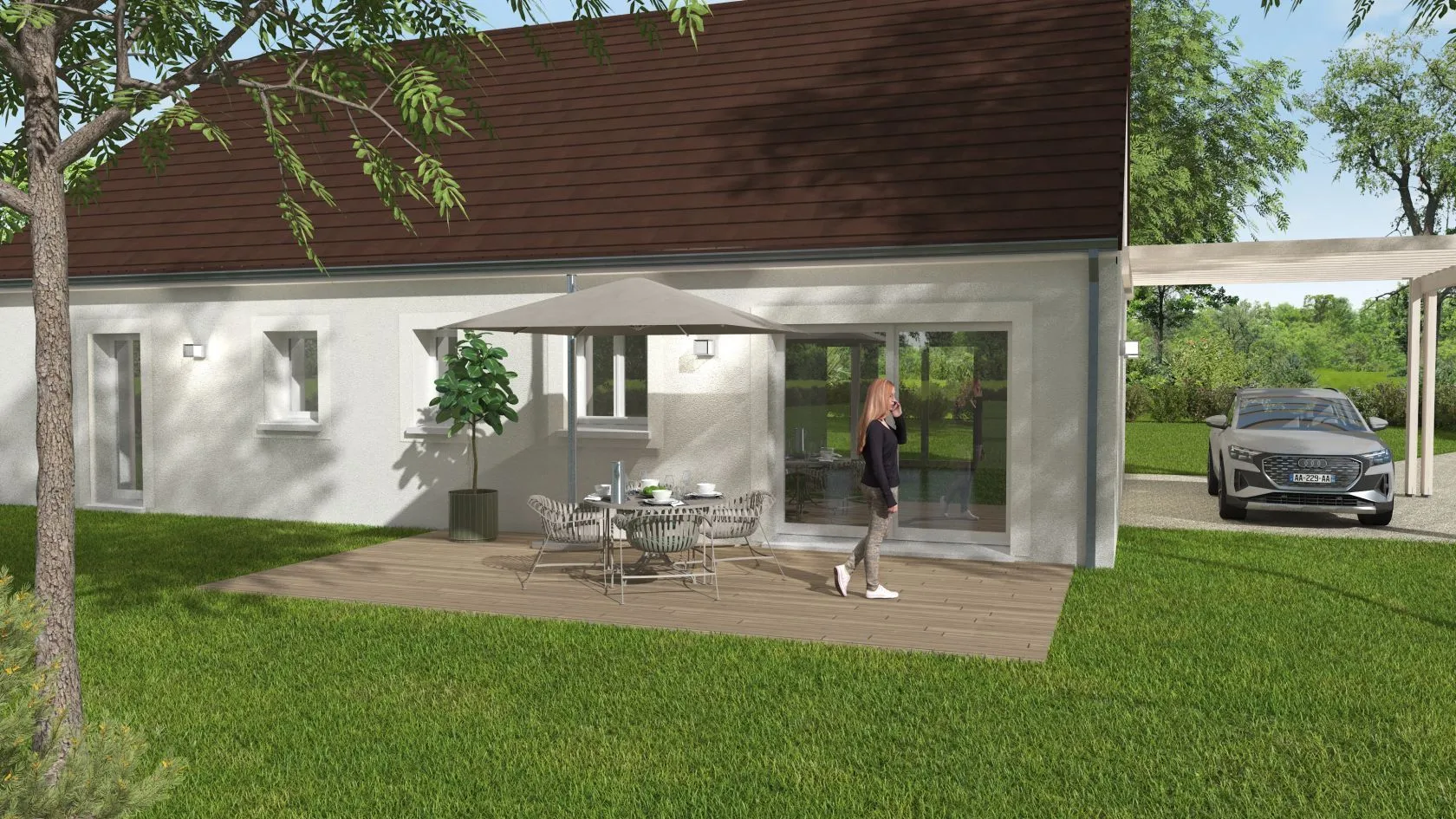 Maison neuve 107 m² à Corrombles (21460)