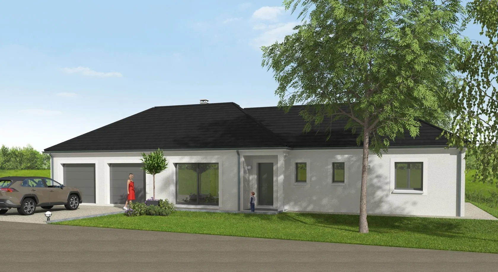 Maison neuve 107 m² à Val-de-Mercy (89580)