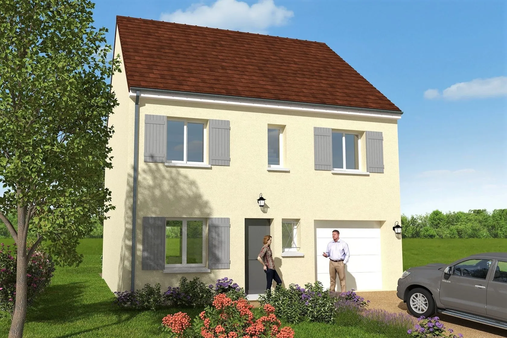 Maison neuve 100 m² à Vault-de-Lugny (89200)