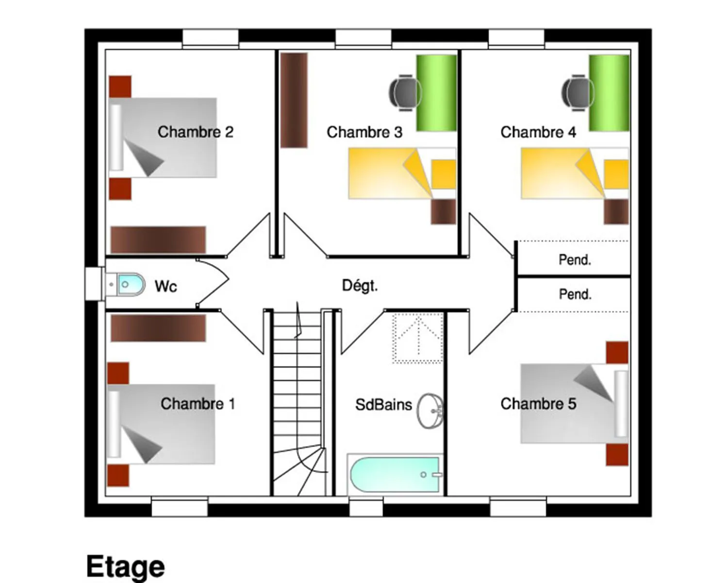 Lilou 5ch125 — modèle de maison