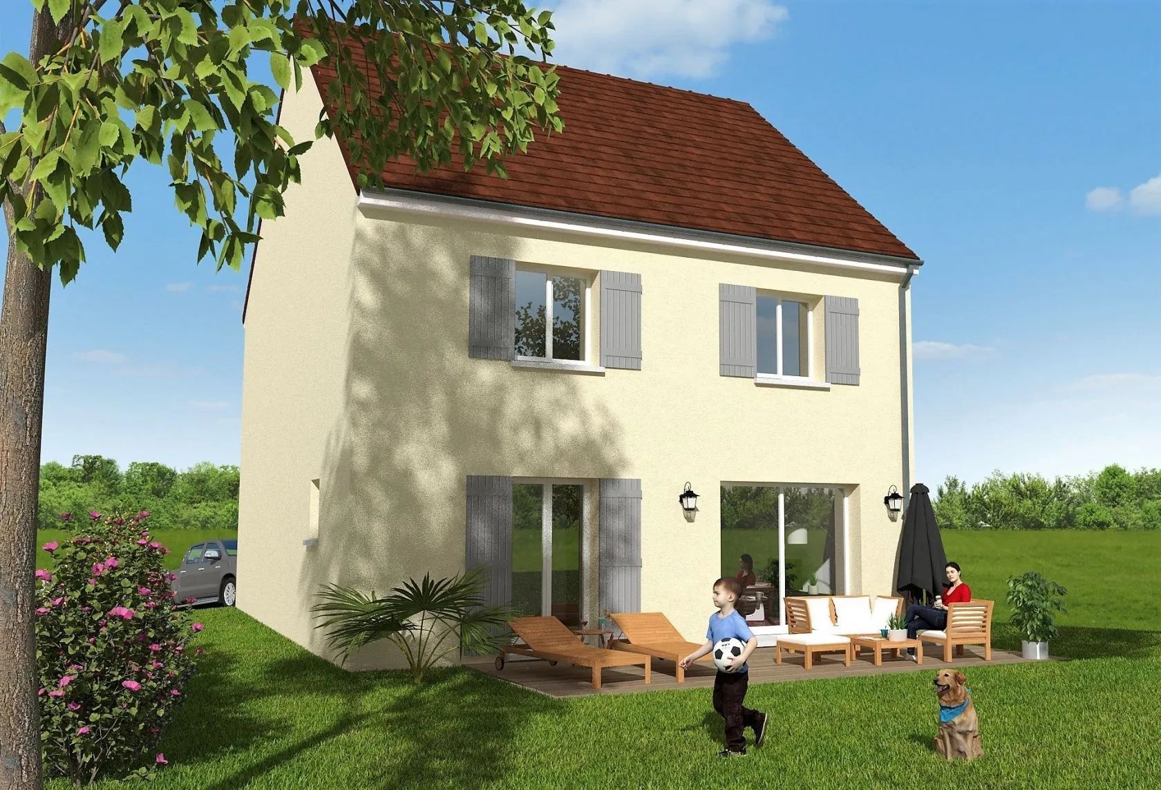 Maison neuve 100 m² à Vault-de-Lugny (89200)