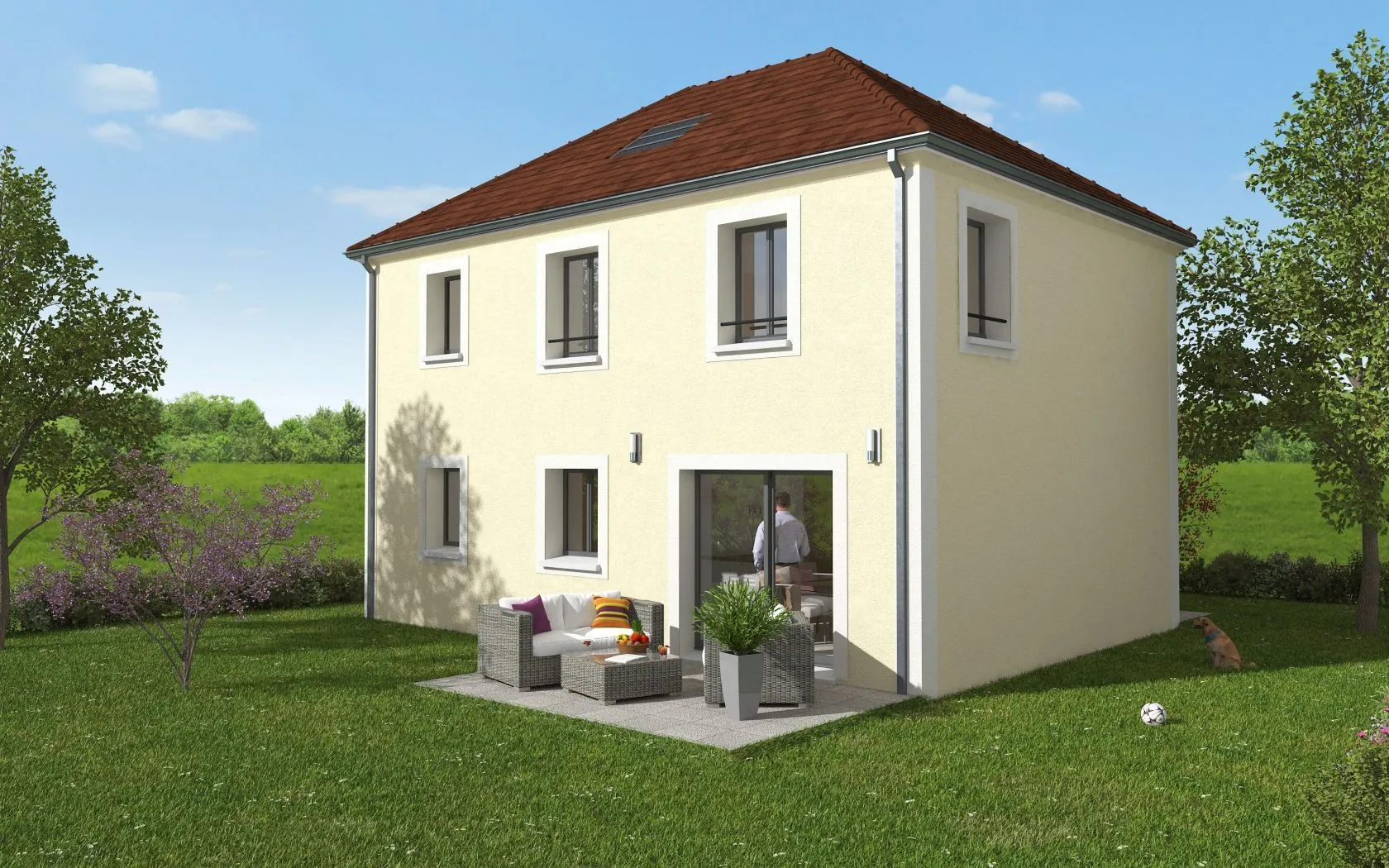 Maison neuve 100 m² à Vault-de-Lugny (89200)