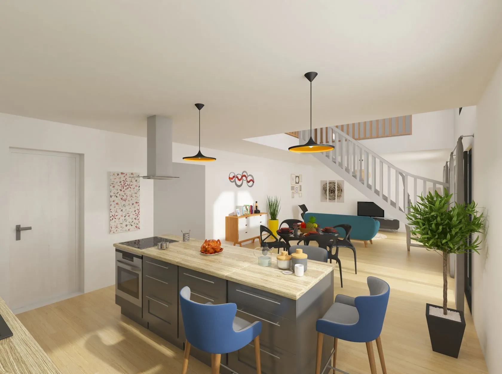 Maison neuve 130 m² à Sergines (89140)