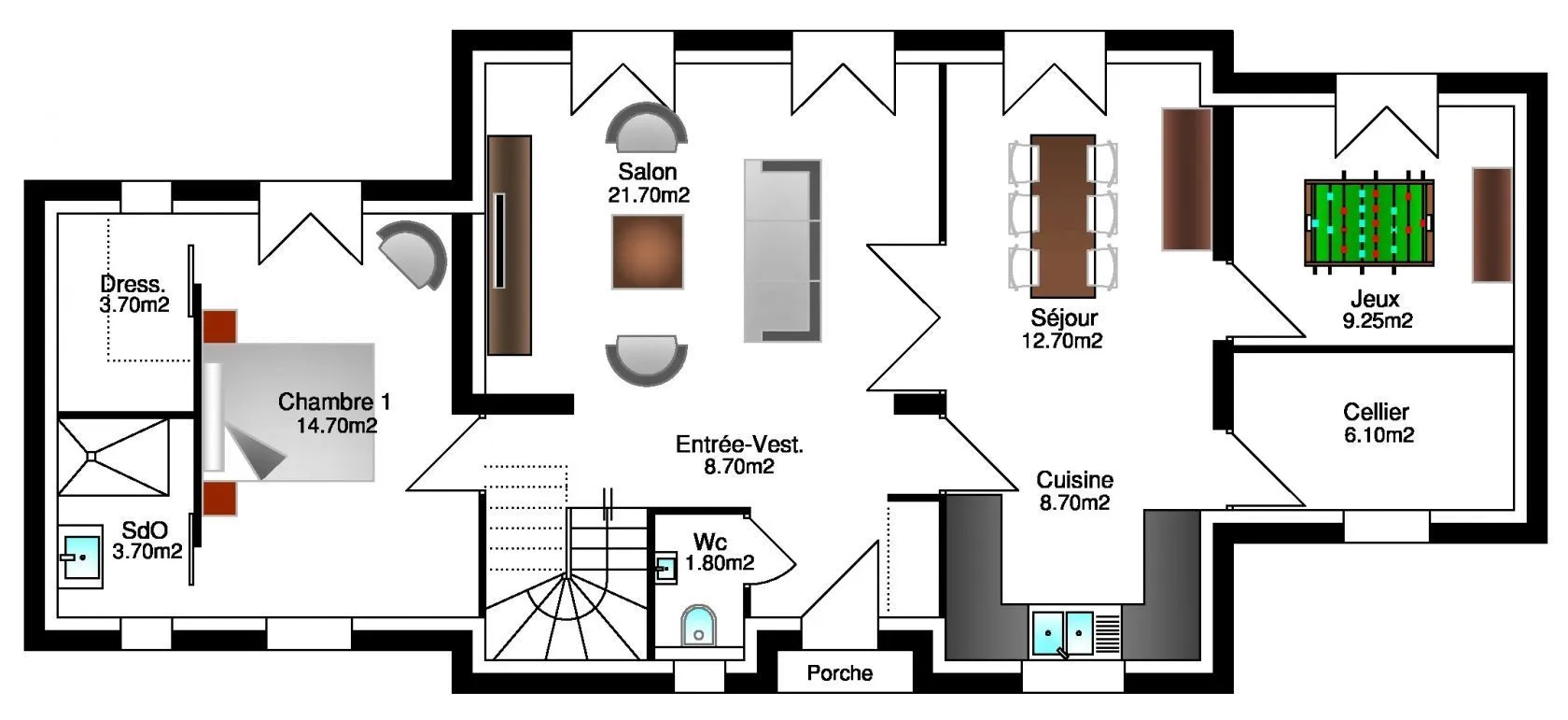 Laura 4ch143+B — modèle de maison
