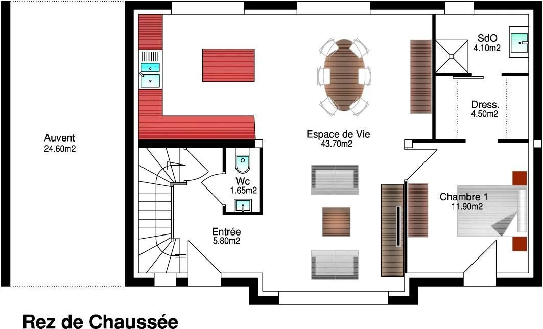 Louise 3ch135 — modèle de maison