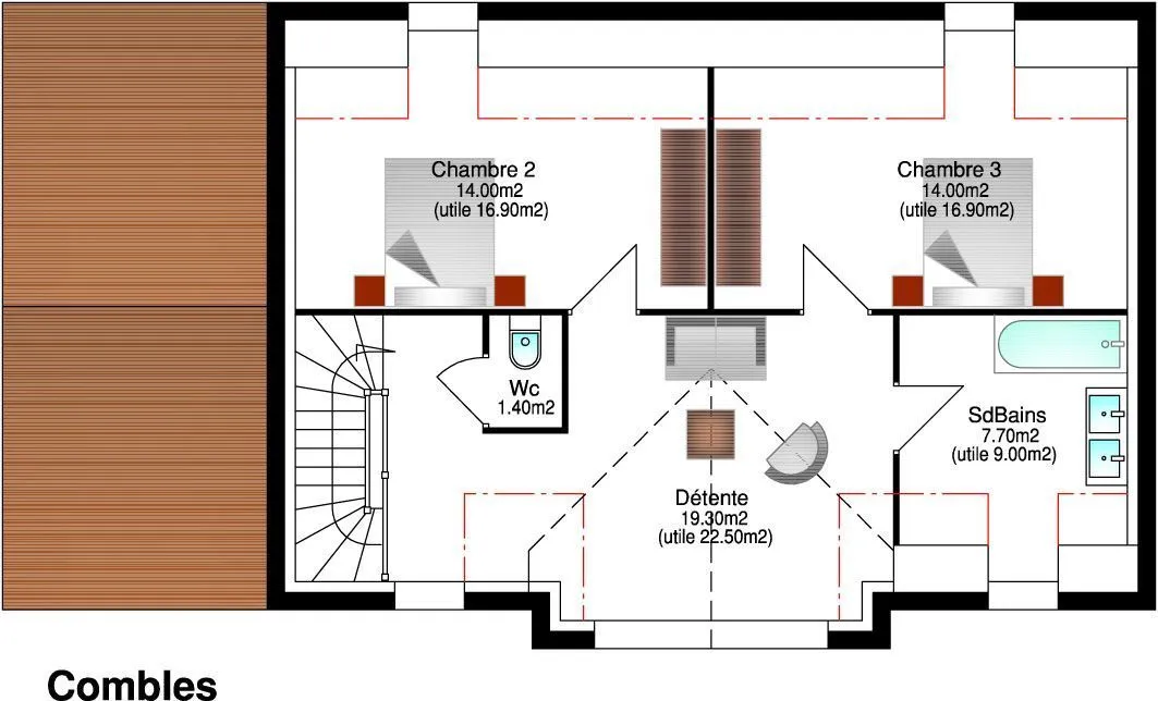 Louise 3ch135 — modèle de maison