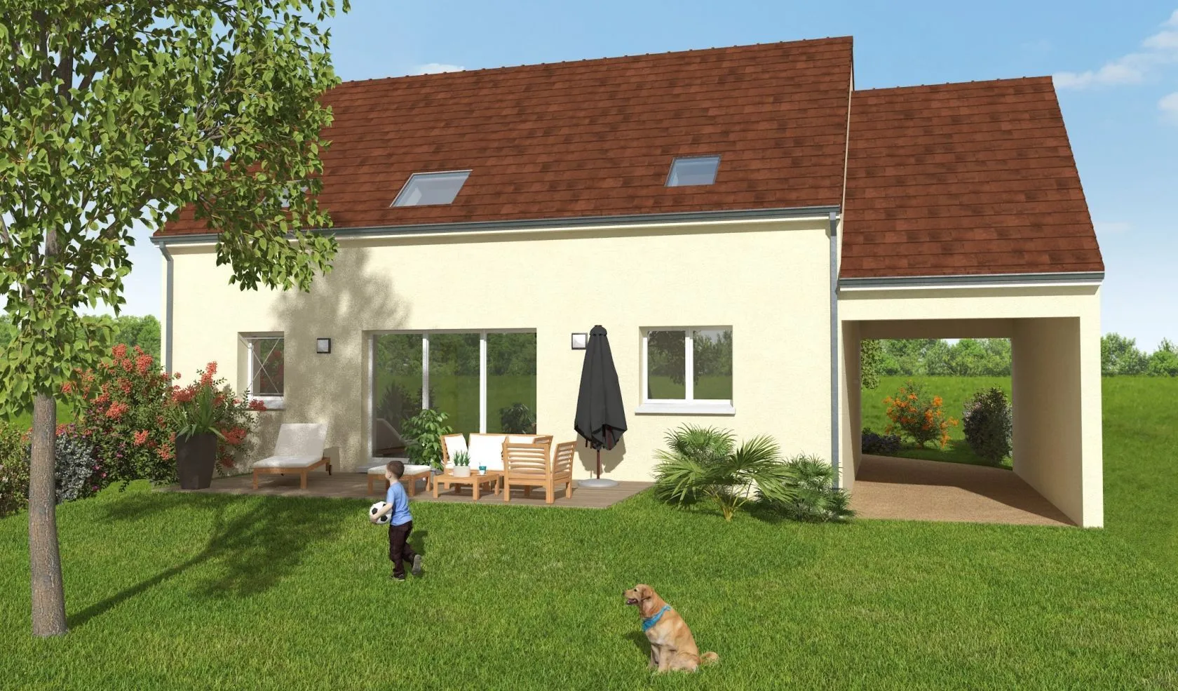 Maison neuve 135 m² à Charbuy (89113)