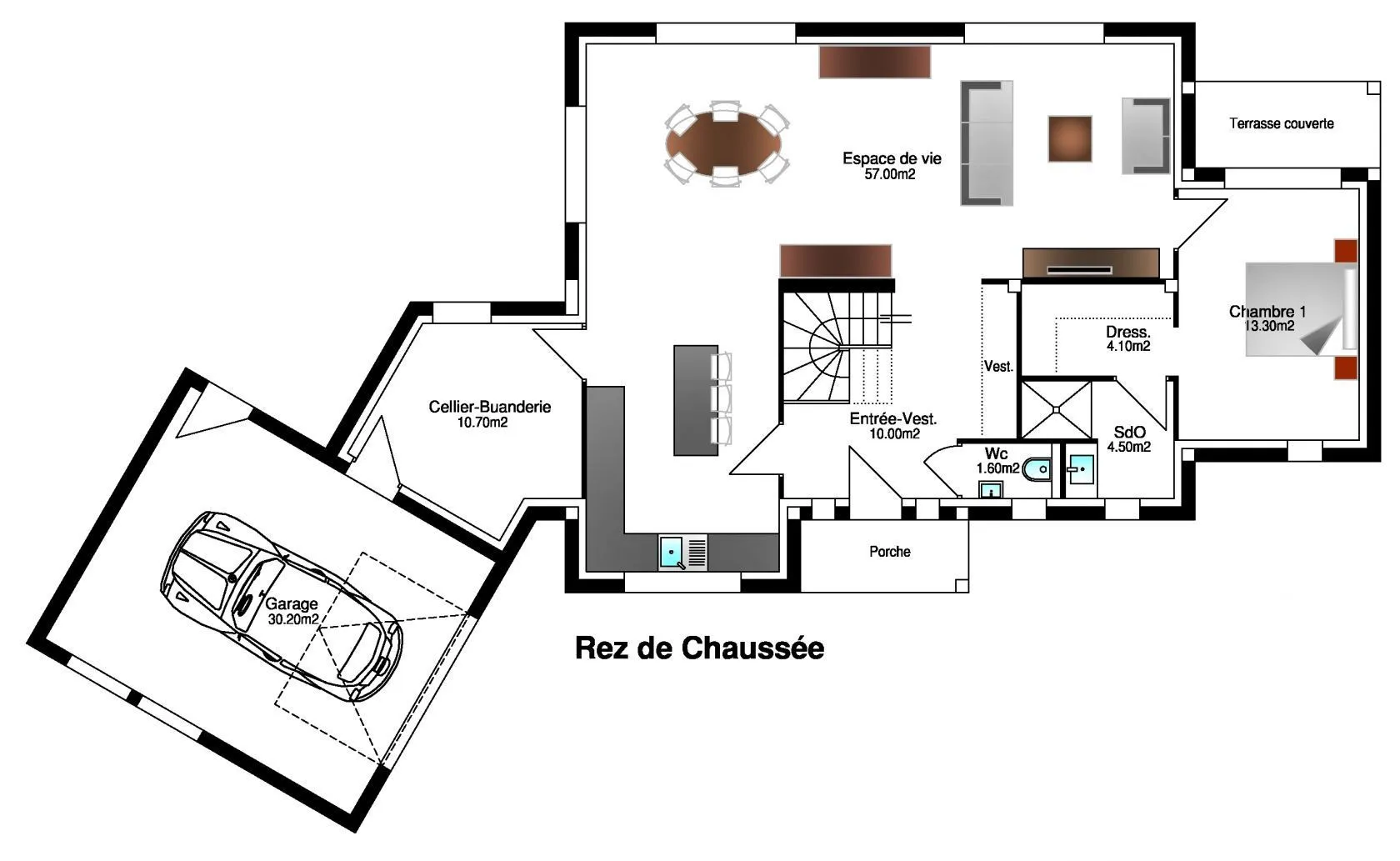 Louna 3ch149 — modèle de maison