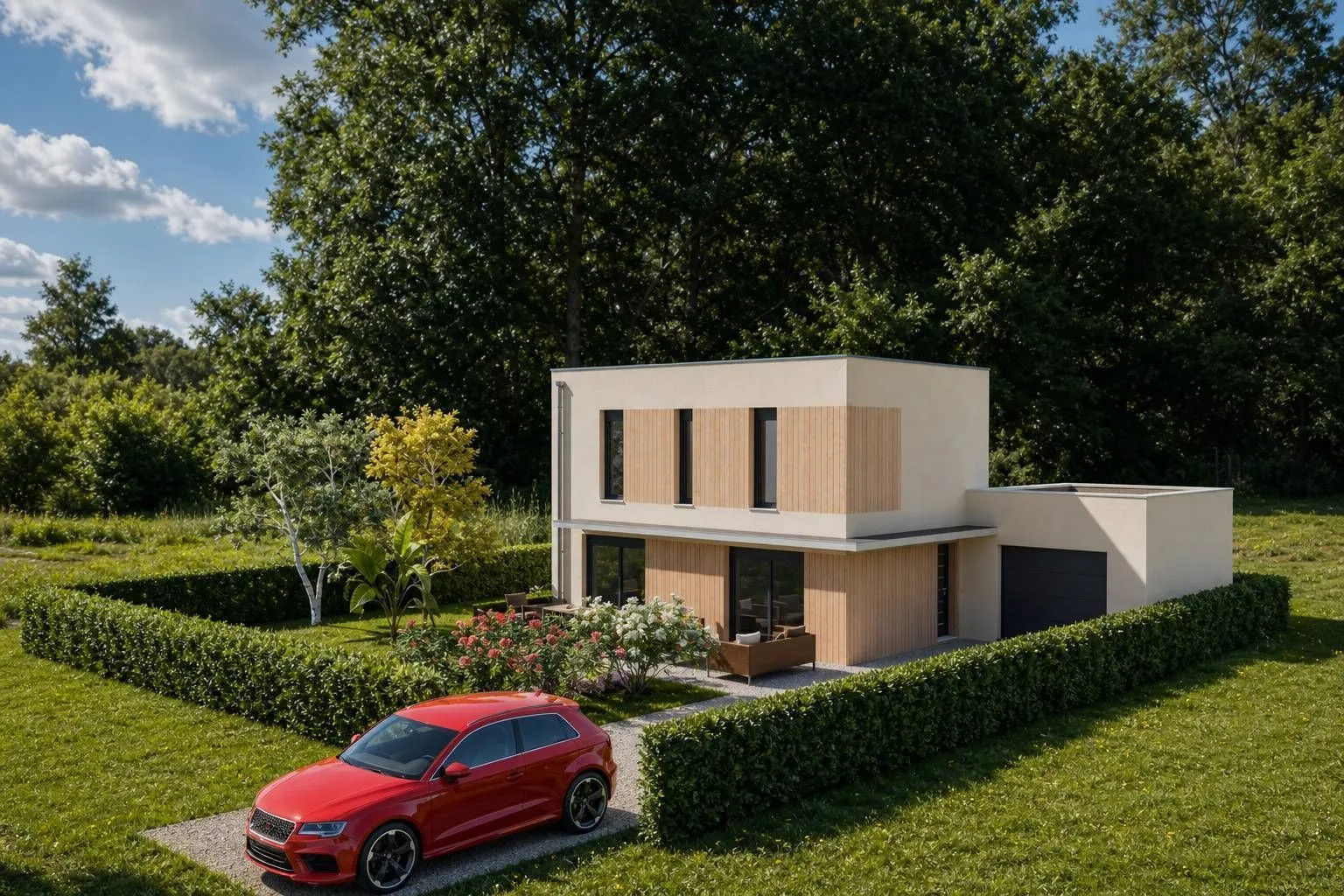 Maison neuve 72 m² à Bois-le-Roi (77590)