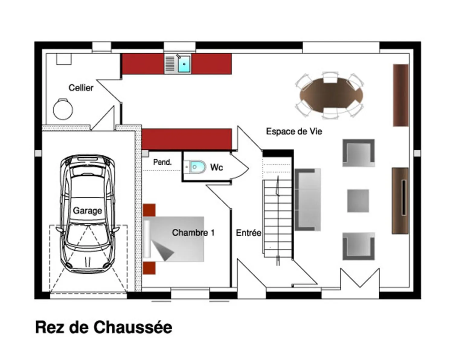Lilou 6ch140 — modèle de maison