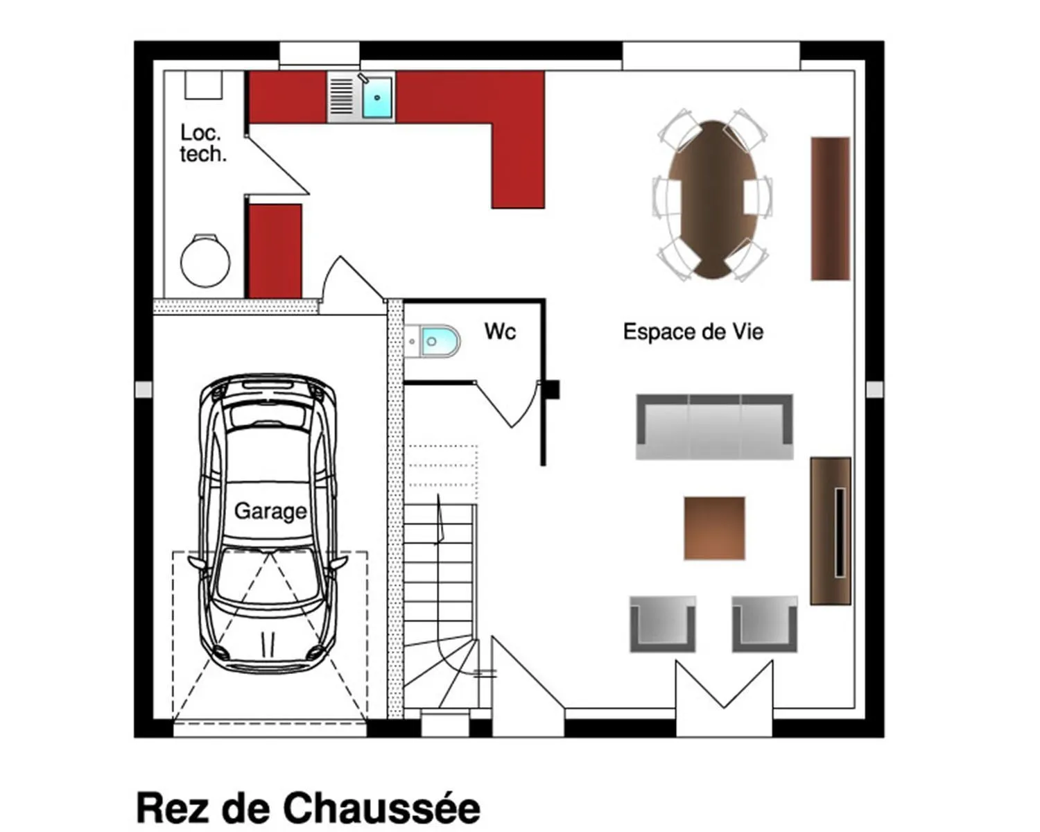 Lilou 5ch110 — modèle de maison