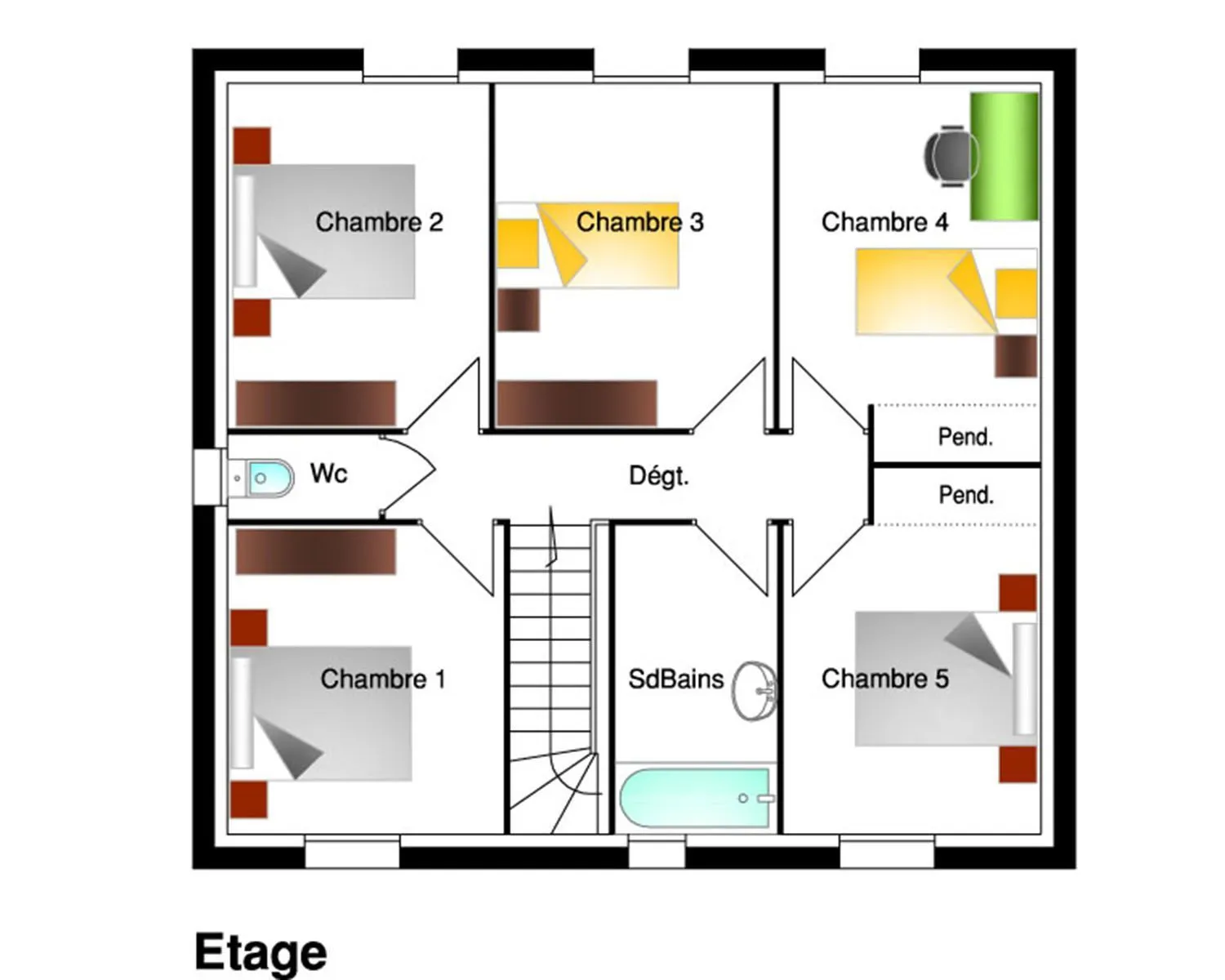 Lilou 5ch110 — modèle de maison