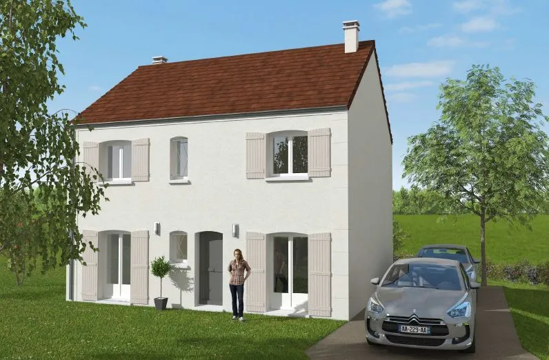 Maison neuve 113 m² à Montmachoux (77940)