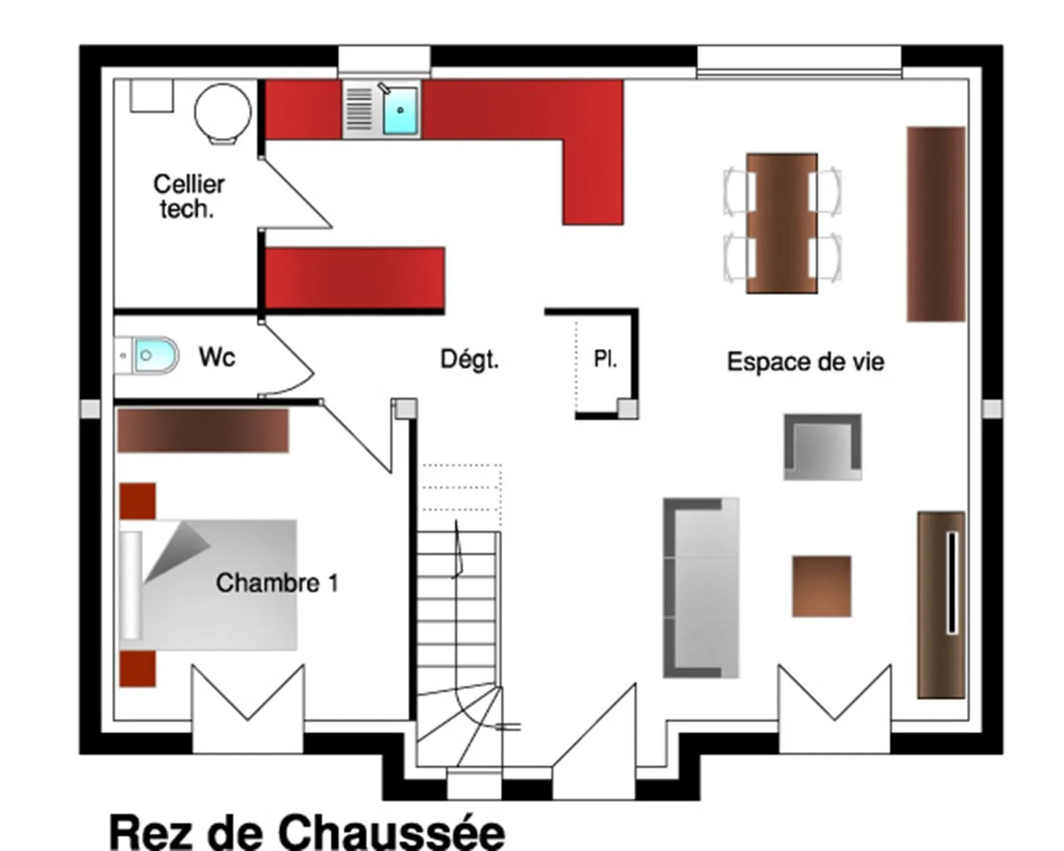 Olivia 5ch120 — modèle de maison