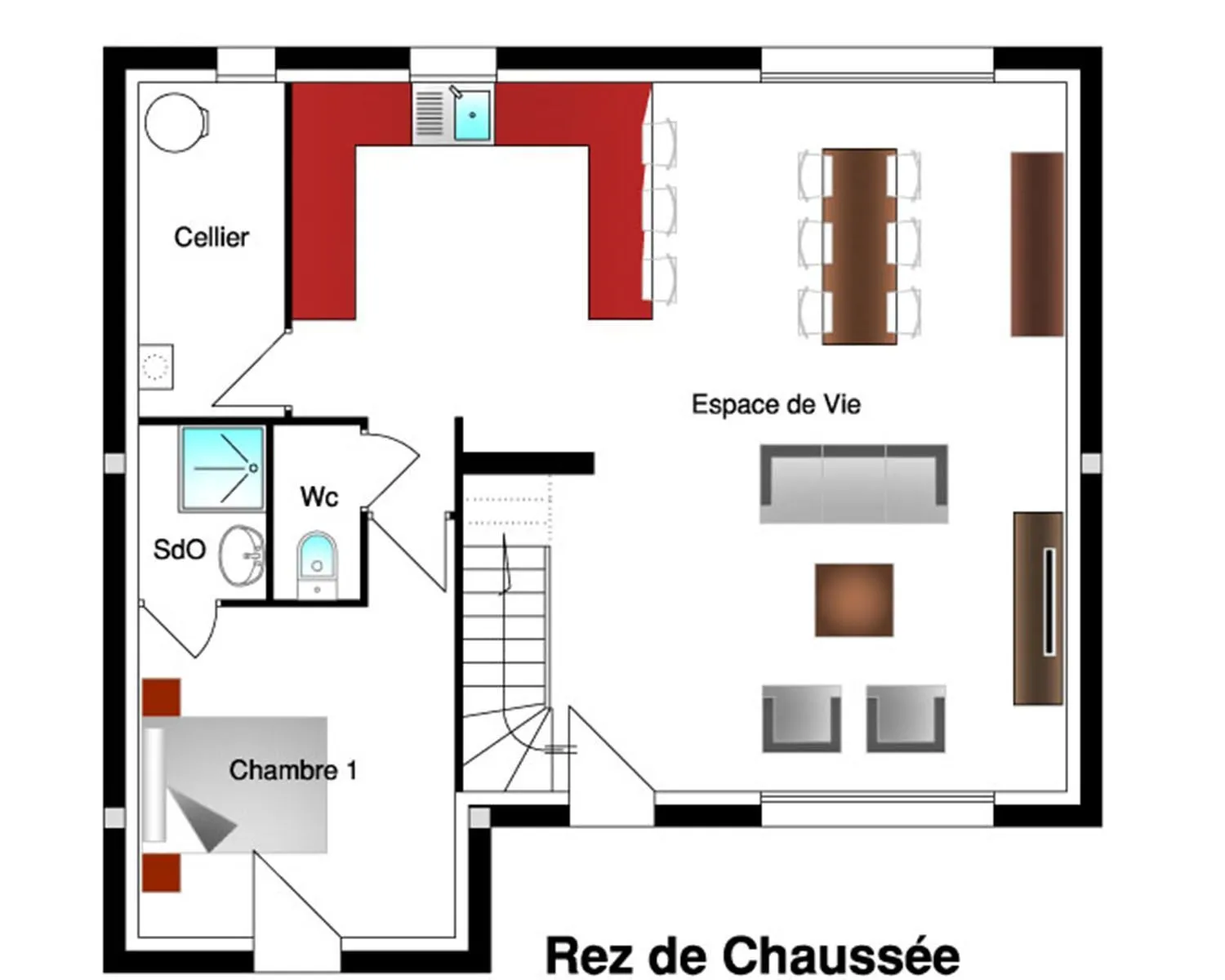 Louane 5ch135 — modèle de maison