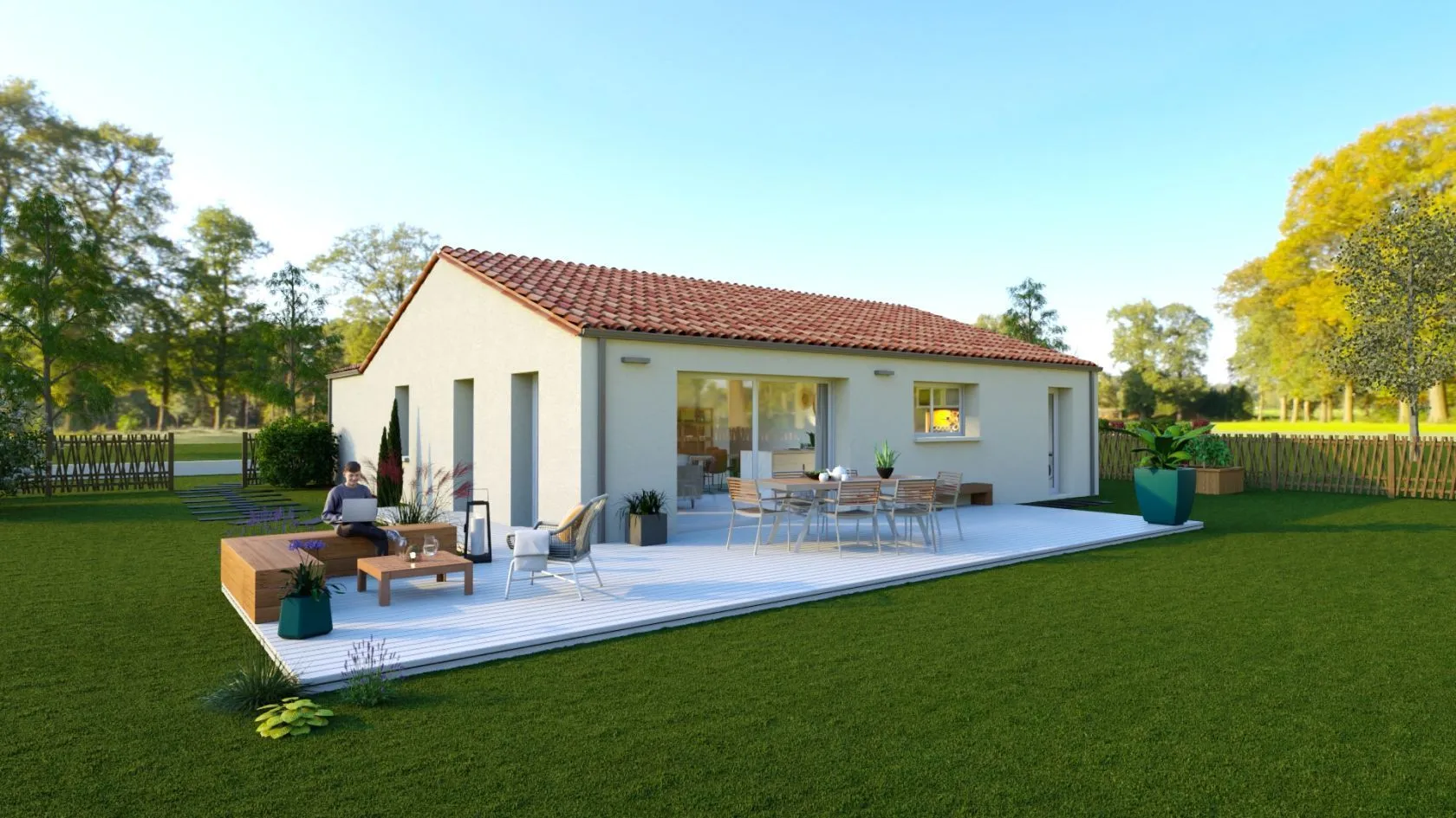Maison neuve 98 m² à Saint-Florent-des-Bois (85310)