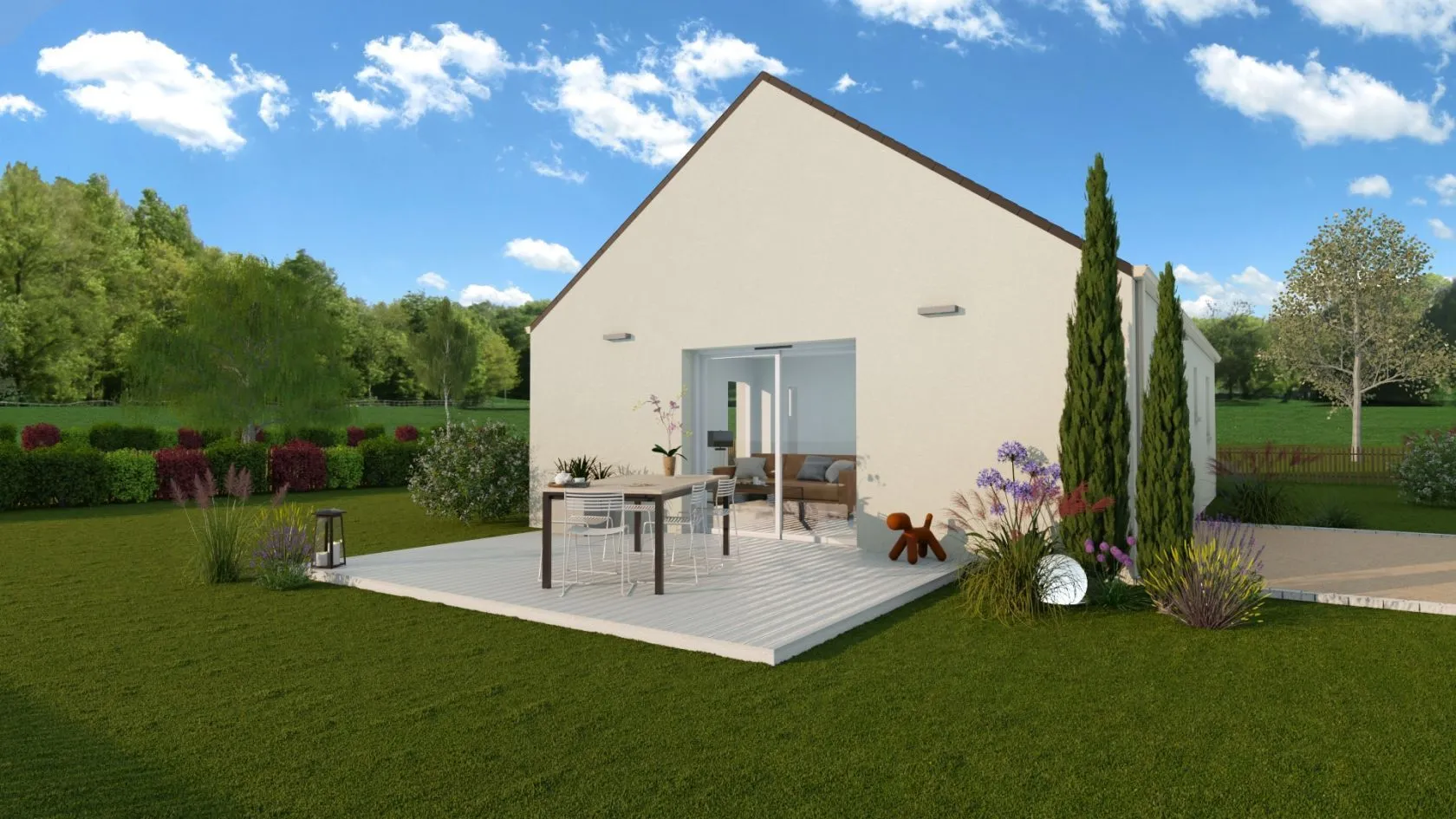 Maison neuve 64 m² à Fresnay-en-Retz (44580)