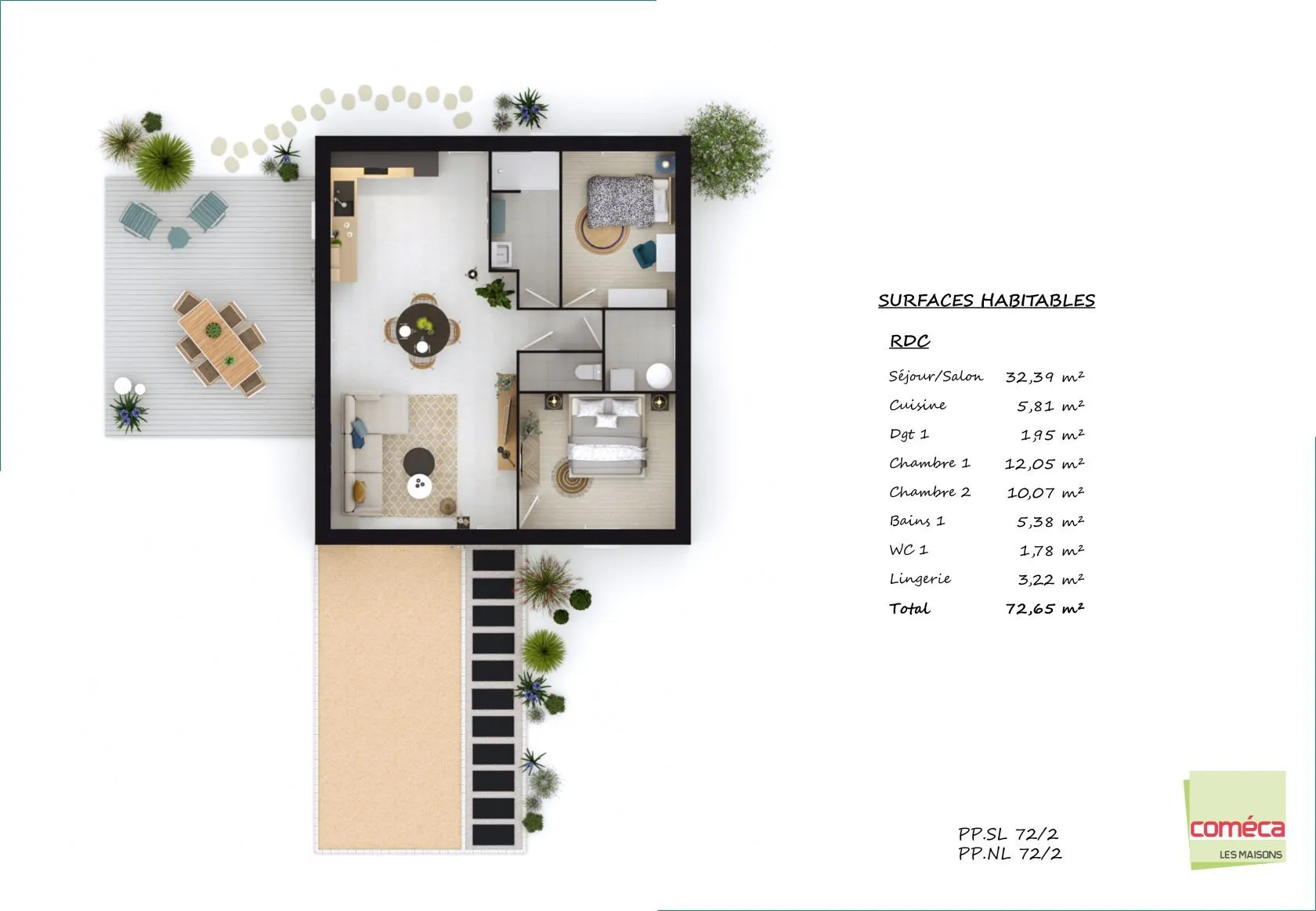 Maison neuve 73 m² à Commequiers (85220)