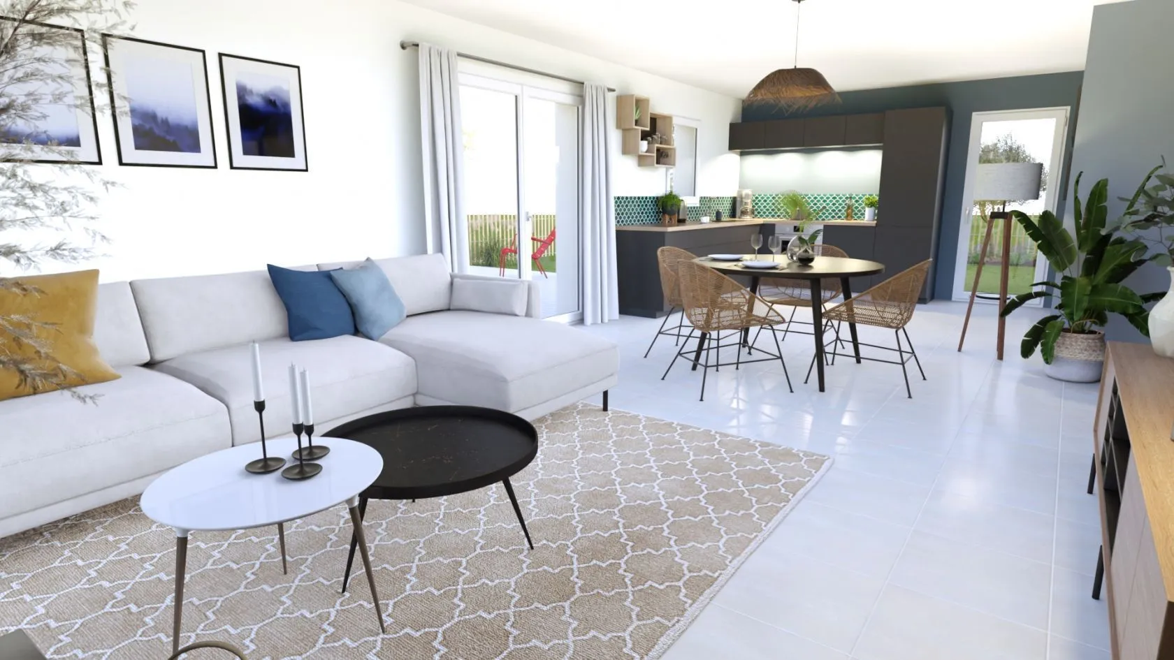 Maison neuve 73 m² à Rouans (44640)