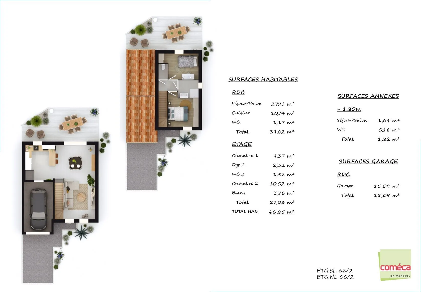 Maison neuve 67 m² à Moutiers-en-Retz (44760)