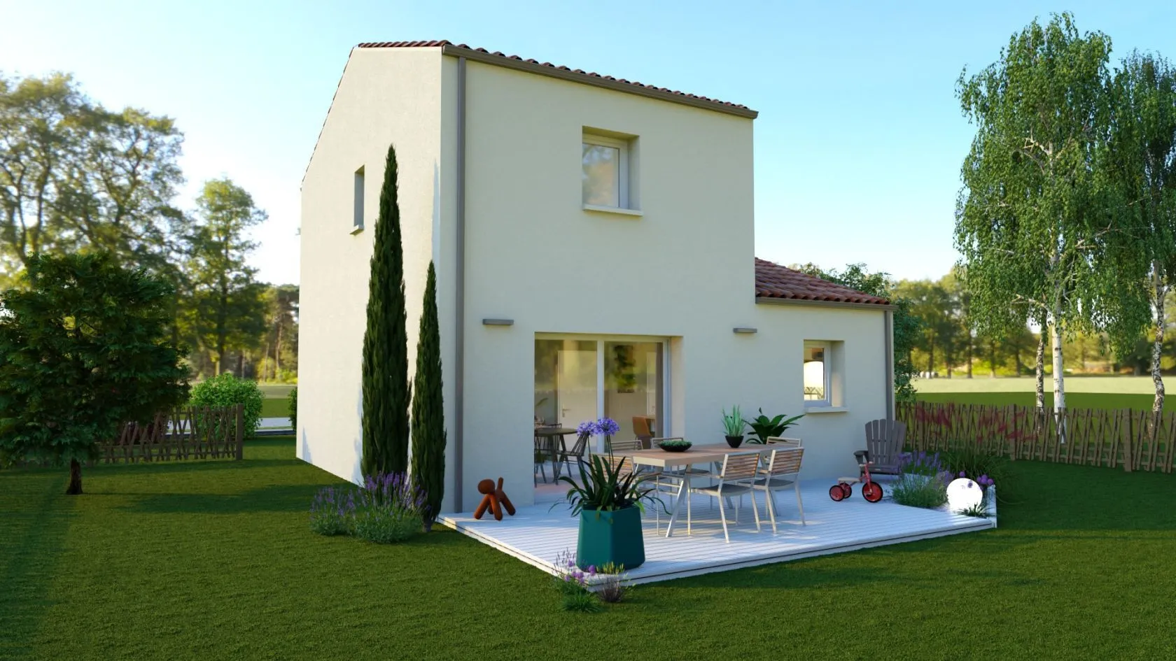 Maison neuve 67 m² à Moutiers-en-Retz (44760)