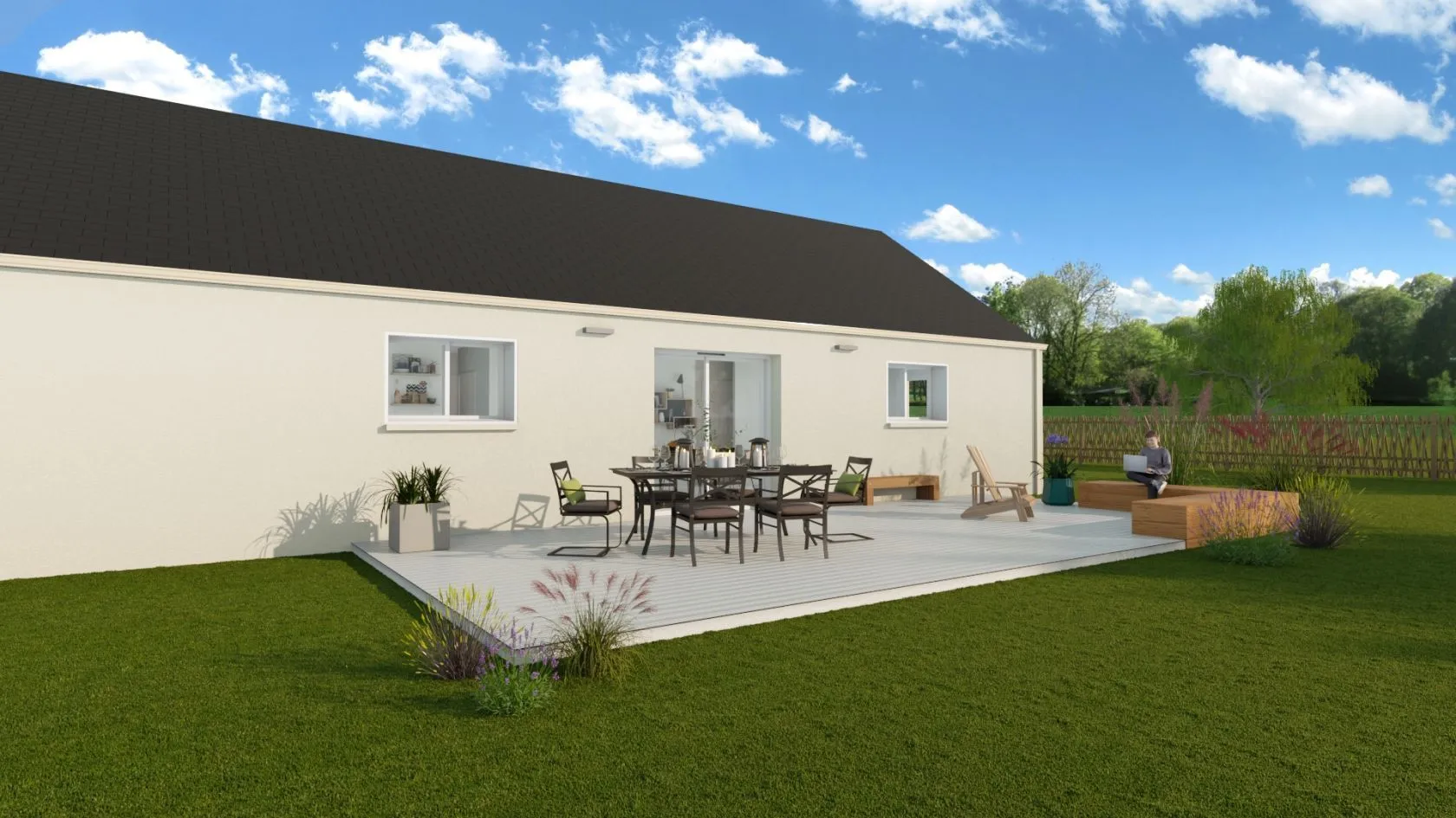 Maison neuve 83 m² à Fresnay-en-Retz (44580)