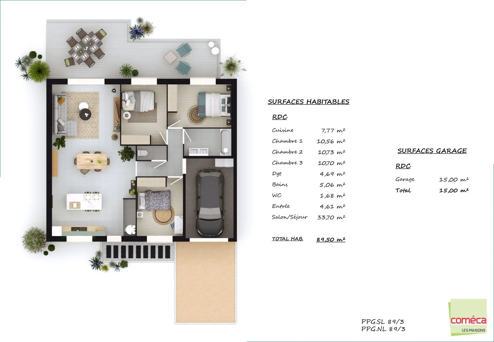 Maison neuve 90 m² à Grues (85580)