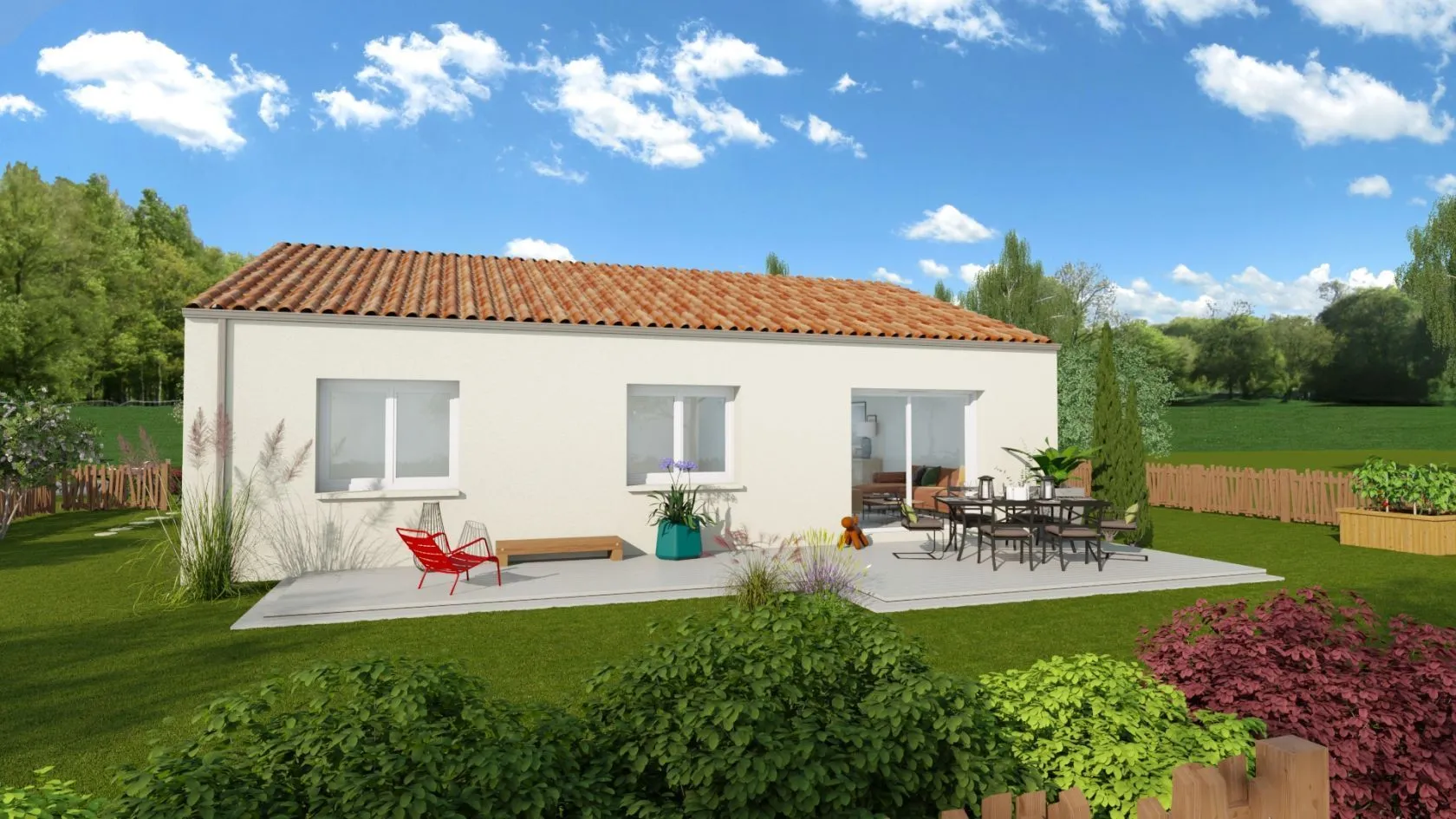 Maison neuve 90 m² à Grues (85580)