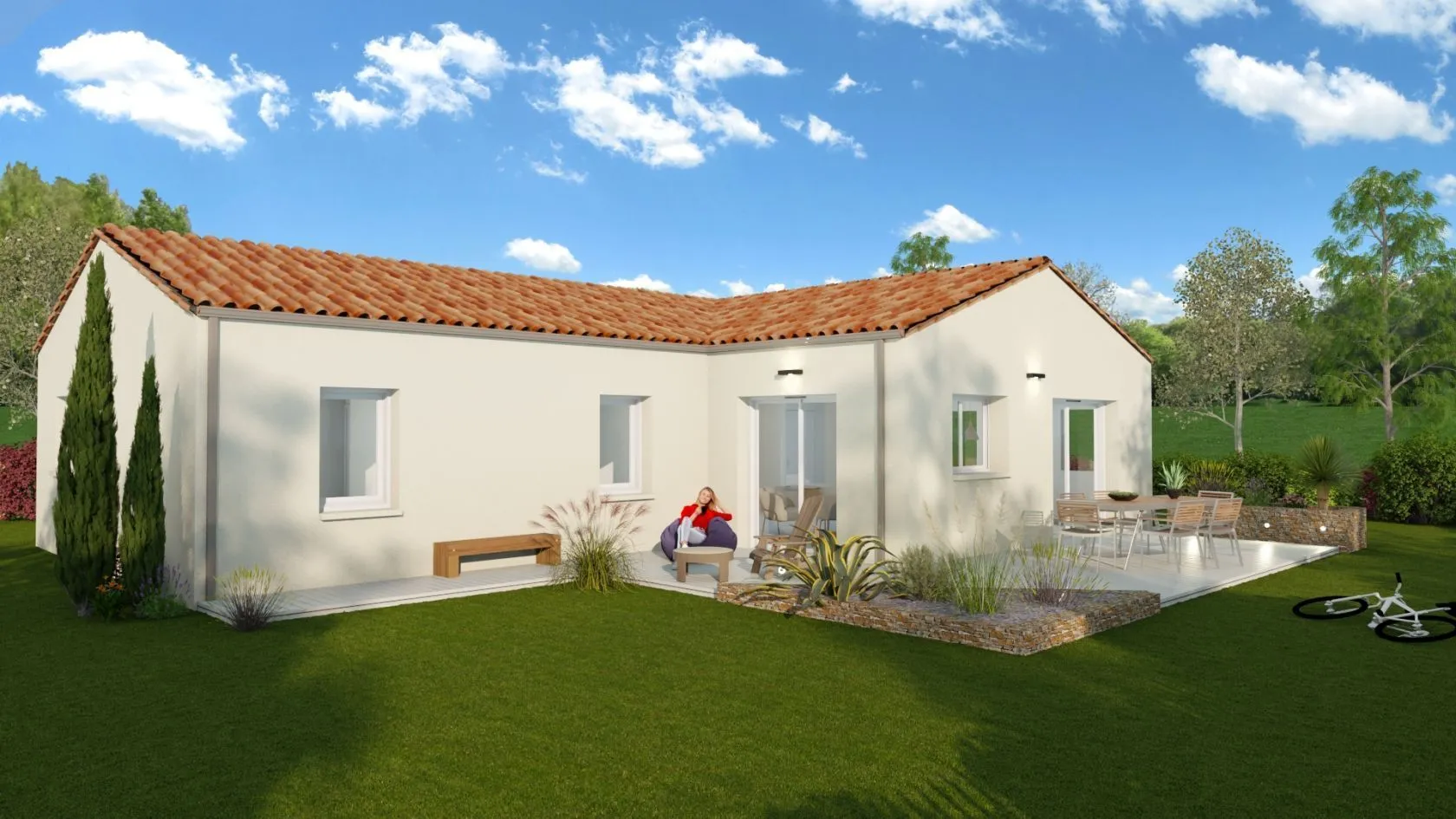Maison neuve à Chauvé