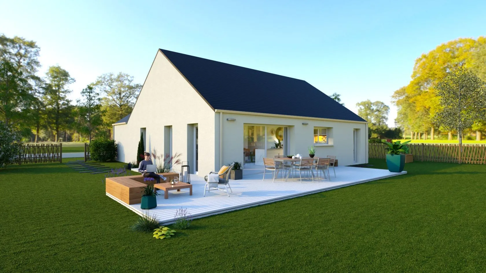 Maison neuve 98 m² à Fresnay-en-Retz (44580)