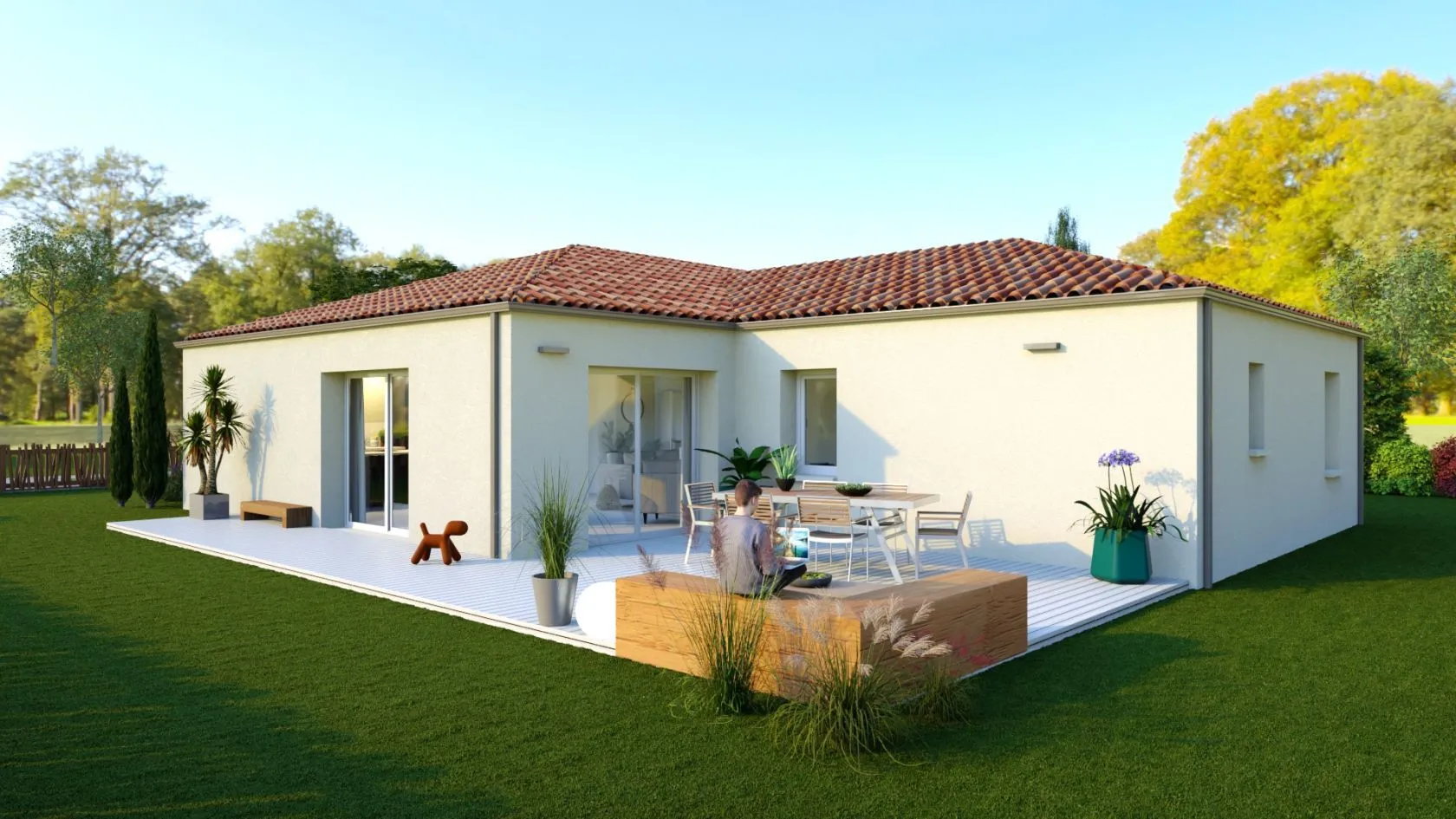 Maison neuve 119 m² à Saint-Florent-des-Bois (85310)