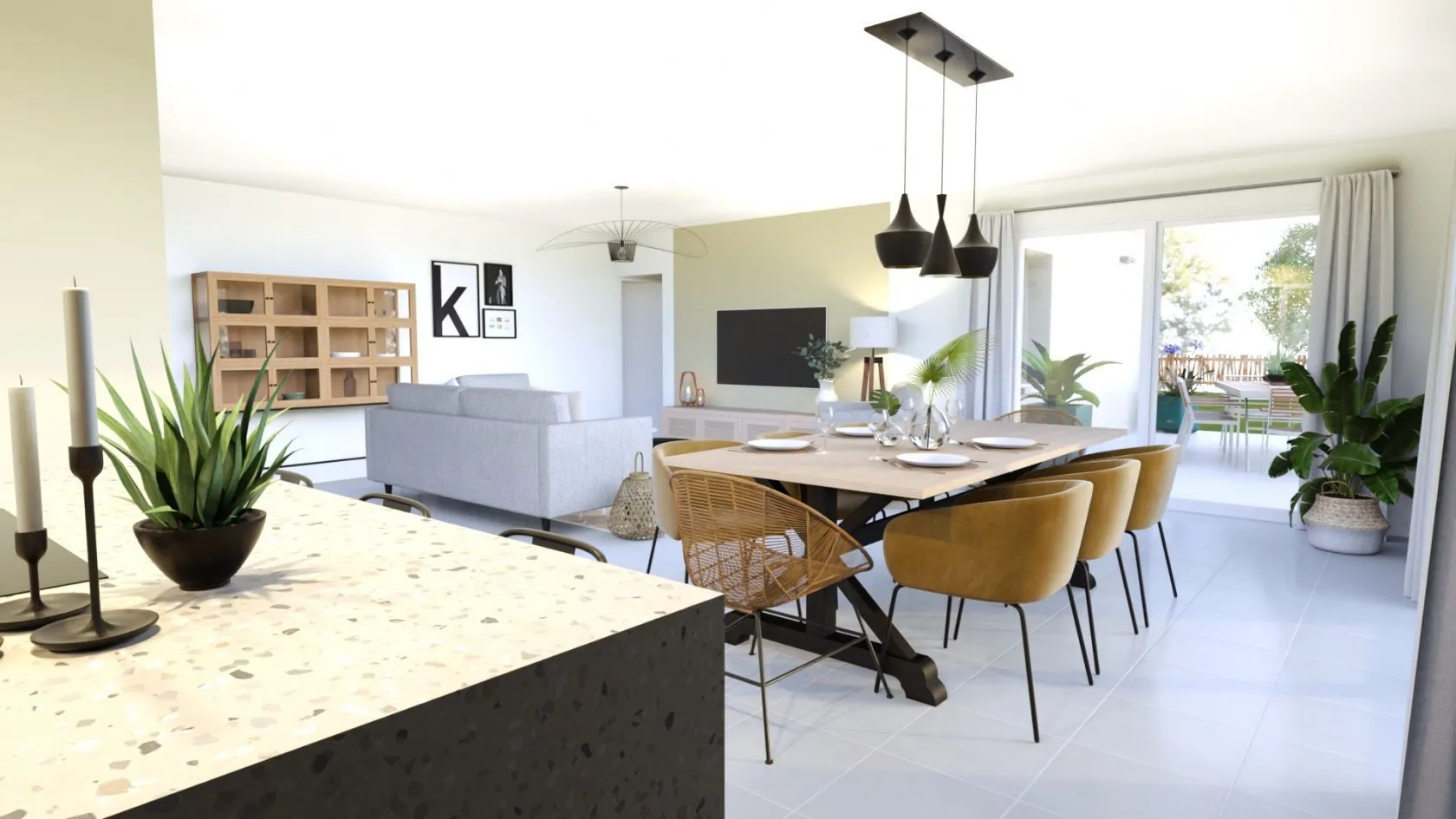 Maison neuve 119 m² à Saint-Florent-des-Bois (85310)