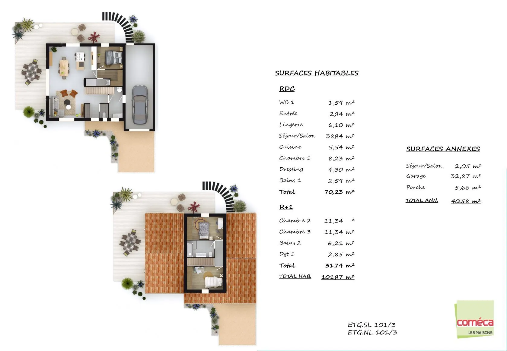 Maison neuve 102 m² à Magnils-Reigniers (85400)