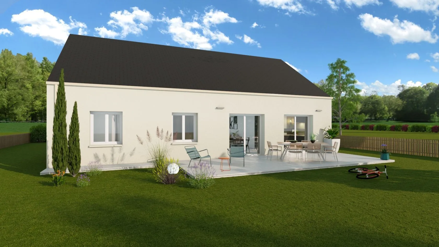 Maison neuve 104 m² à Moutiers-en-Retz (44760)
