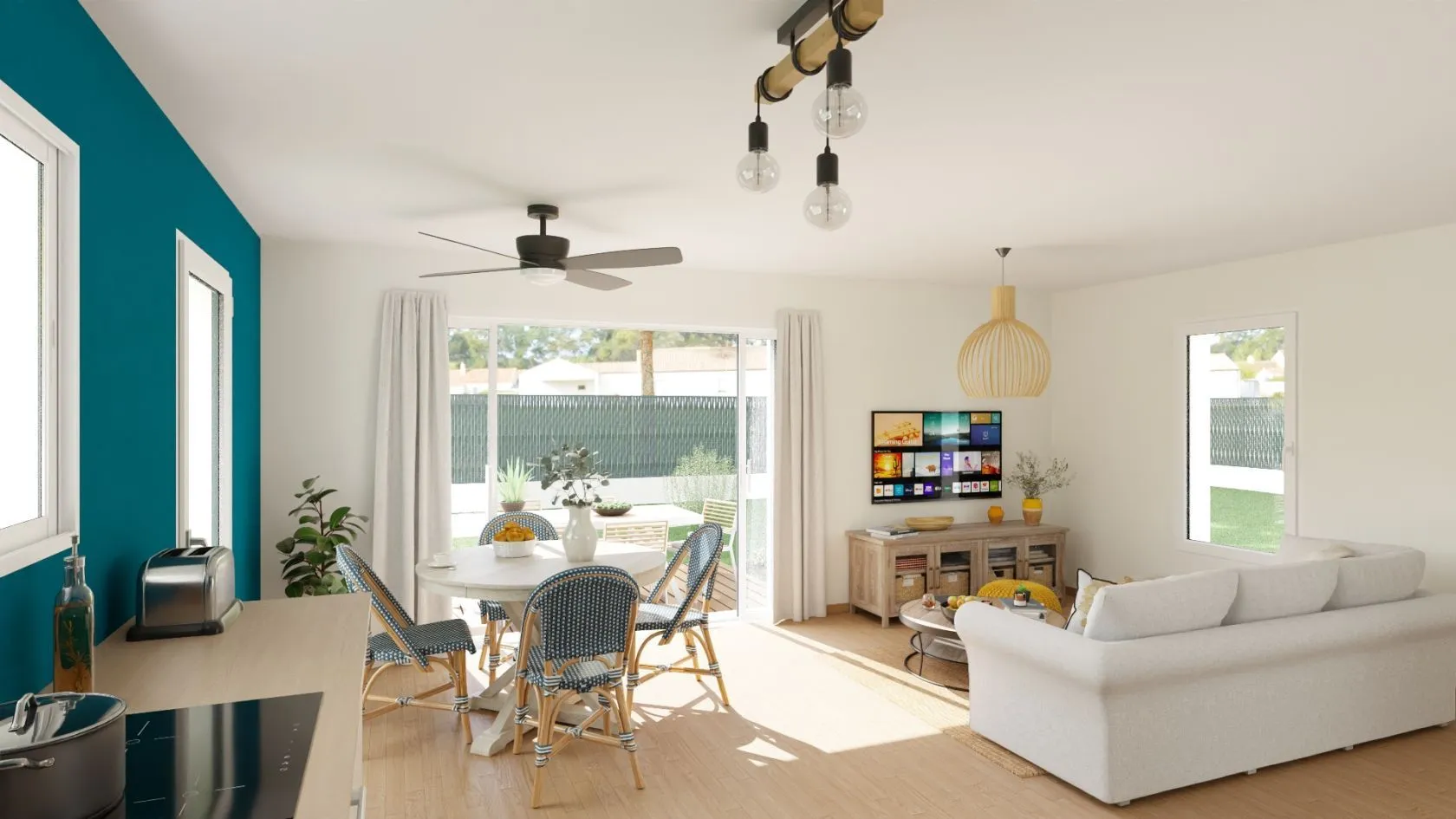 Maison neuve 93 m² à Sainte-Foy (85150)