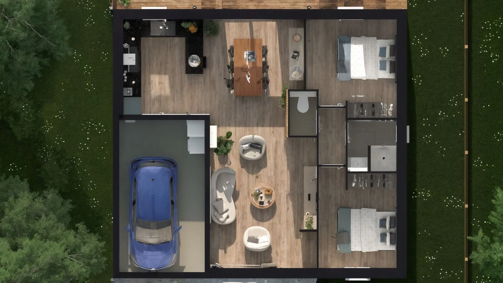 Maison neuve 66 m² à La Chevrolière (44118)