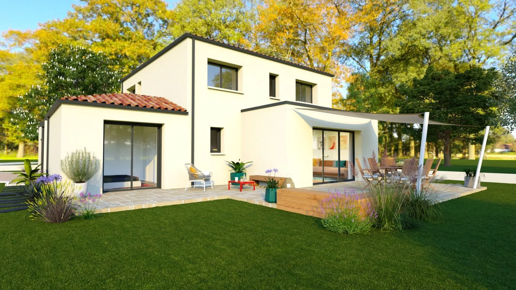 Maison neuve 135 m² à Bouaye (44830)