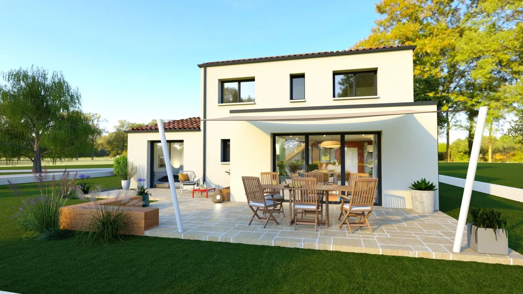 Maison neuve 135 m² à Bouaye (44830)