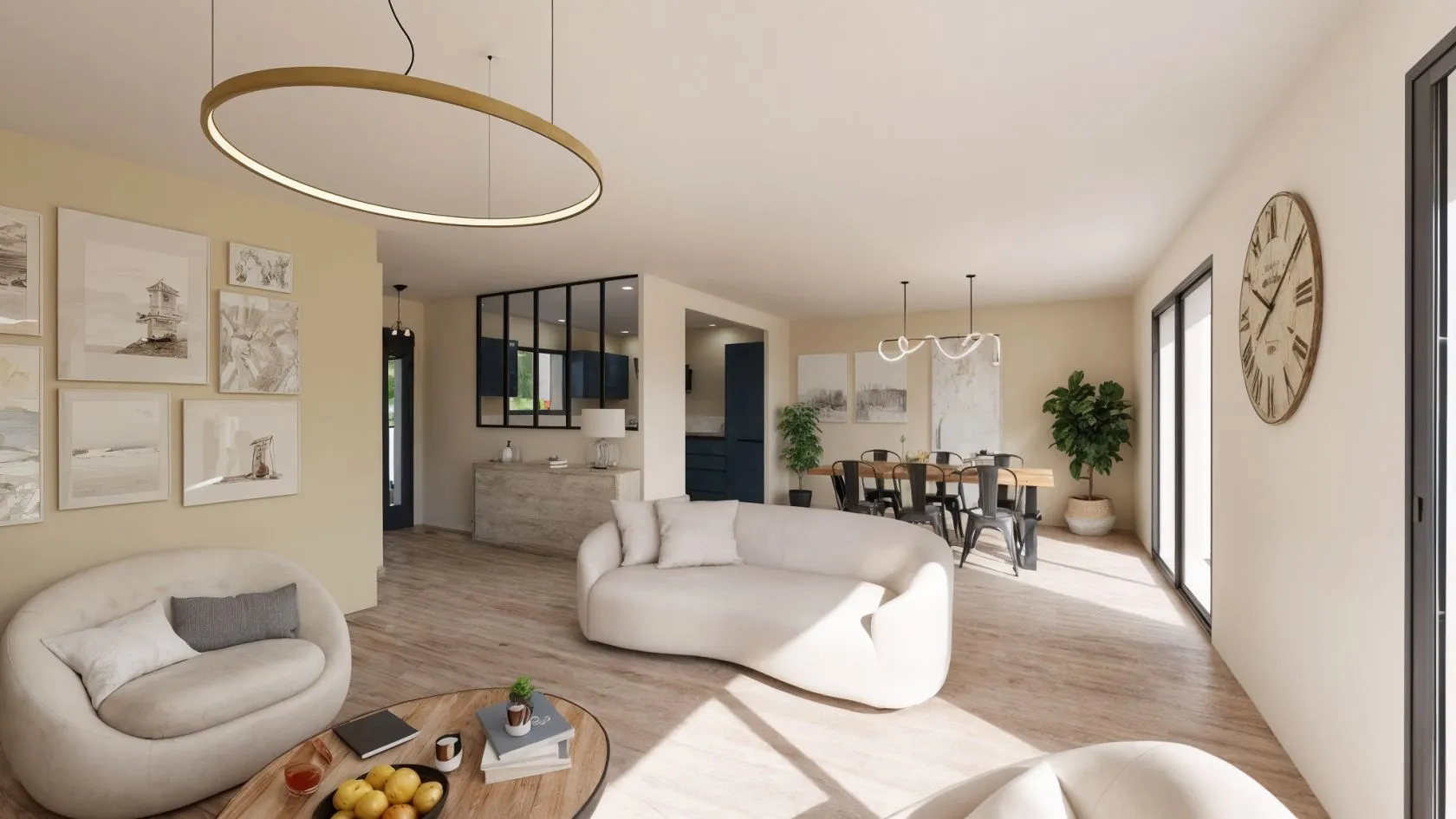 Maison neuve 104 m² à Saint-Mars-de-Coutais (44680)