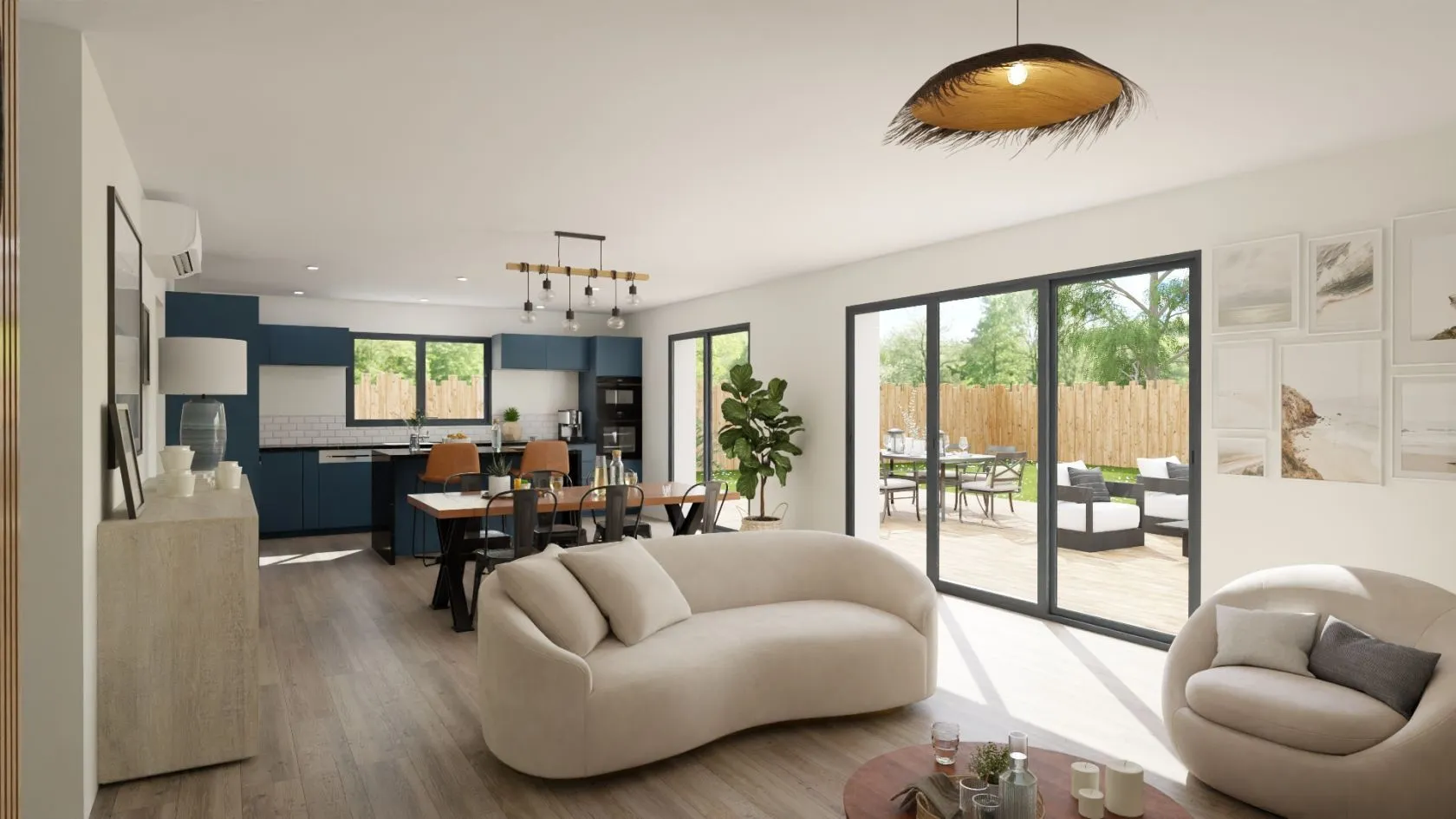 Maison neuve 128 m² à Brains (44830)