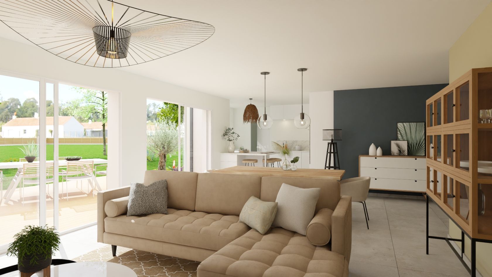 Maison neuve 121 m² à Soullans (85300)