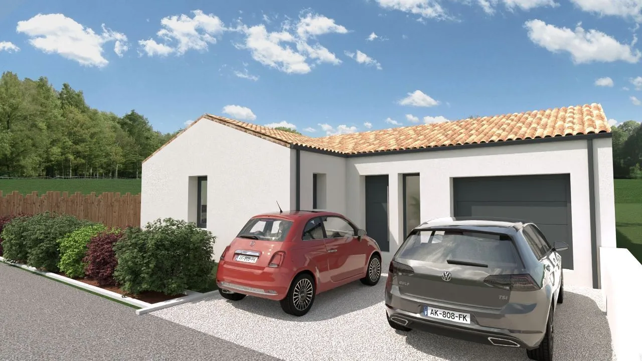Maison neuve 80 m² à Belleville-sur-Vie (85170)