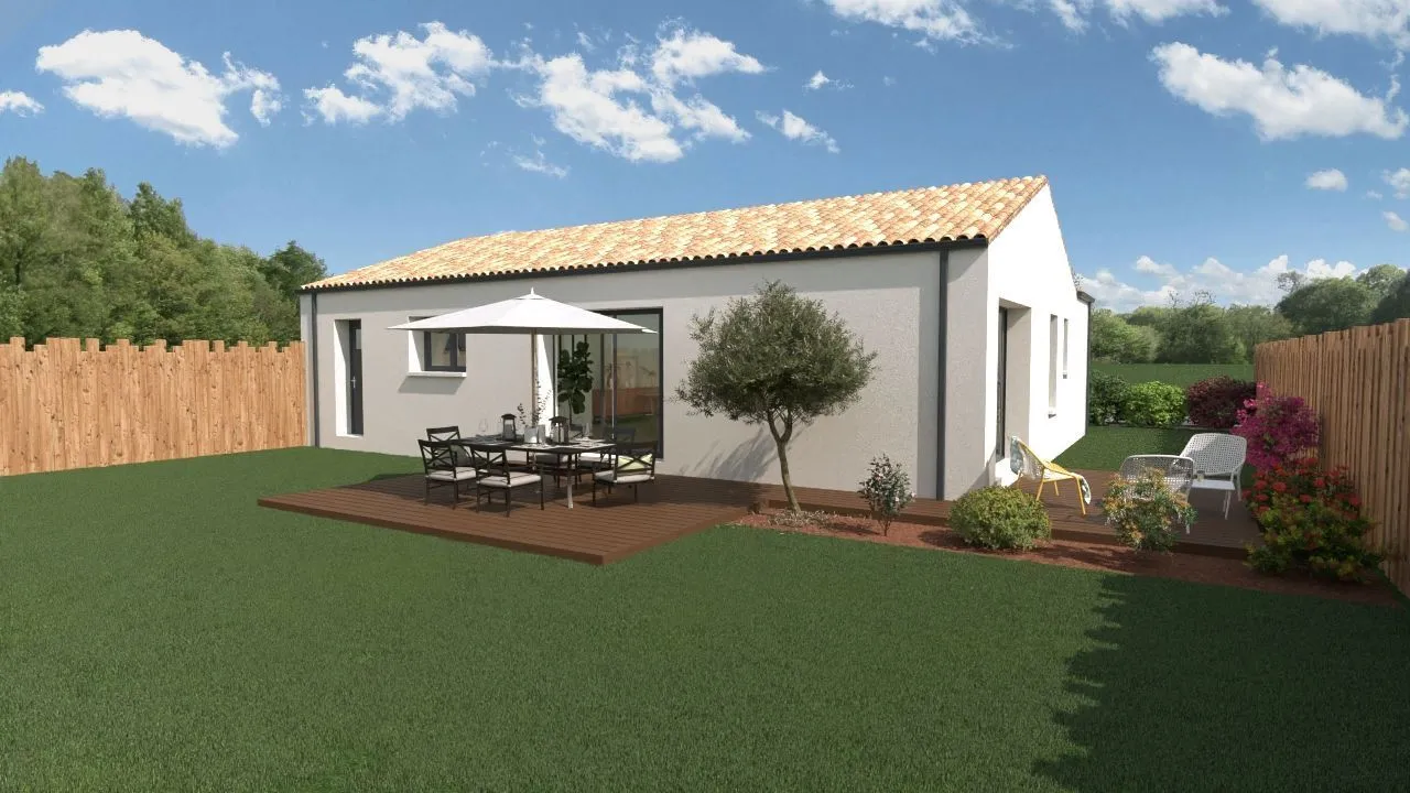 Maison neuve 80 m² à Belleville-sur-Vie (85170)