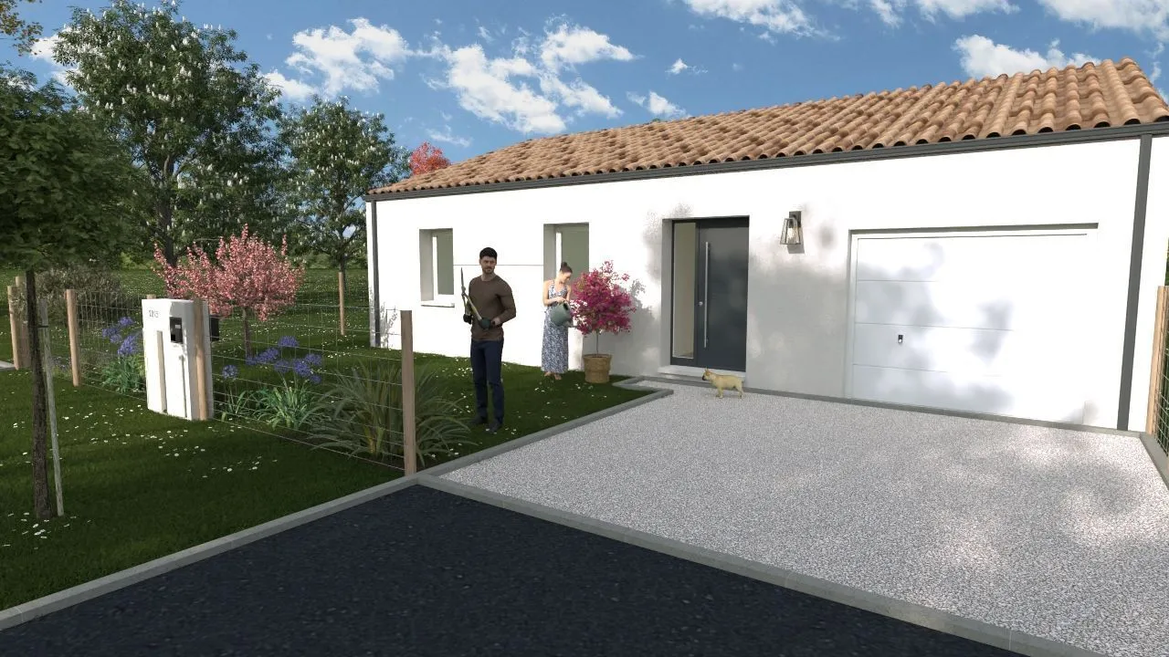 Maison neuve 92 m² à Aizenay (85190)