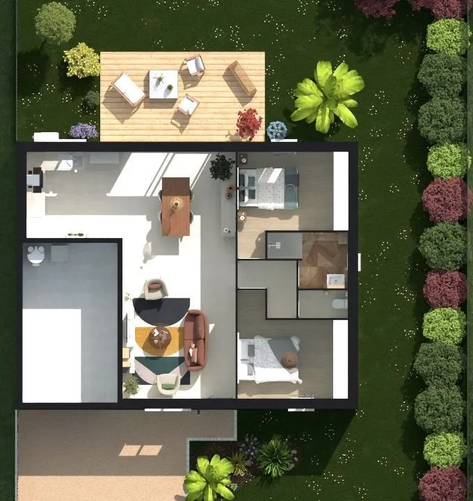 Maison neuve 74 m² au Poiré-sur-Vie (85170)