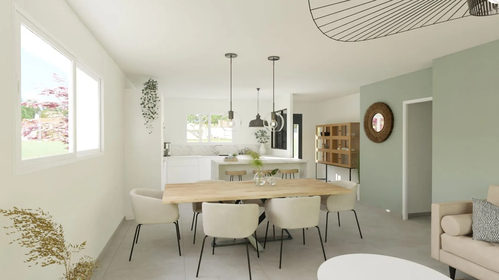 Maison neuve 85 m² à Moutiers-les-Mauxfaits (85540)