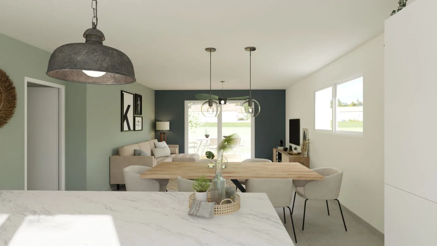 Maison neuve 85 m² à Moutiers-les-Mauxfaits (85540)