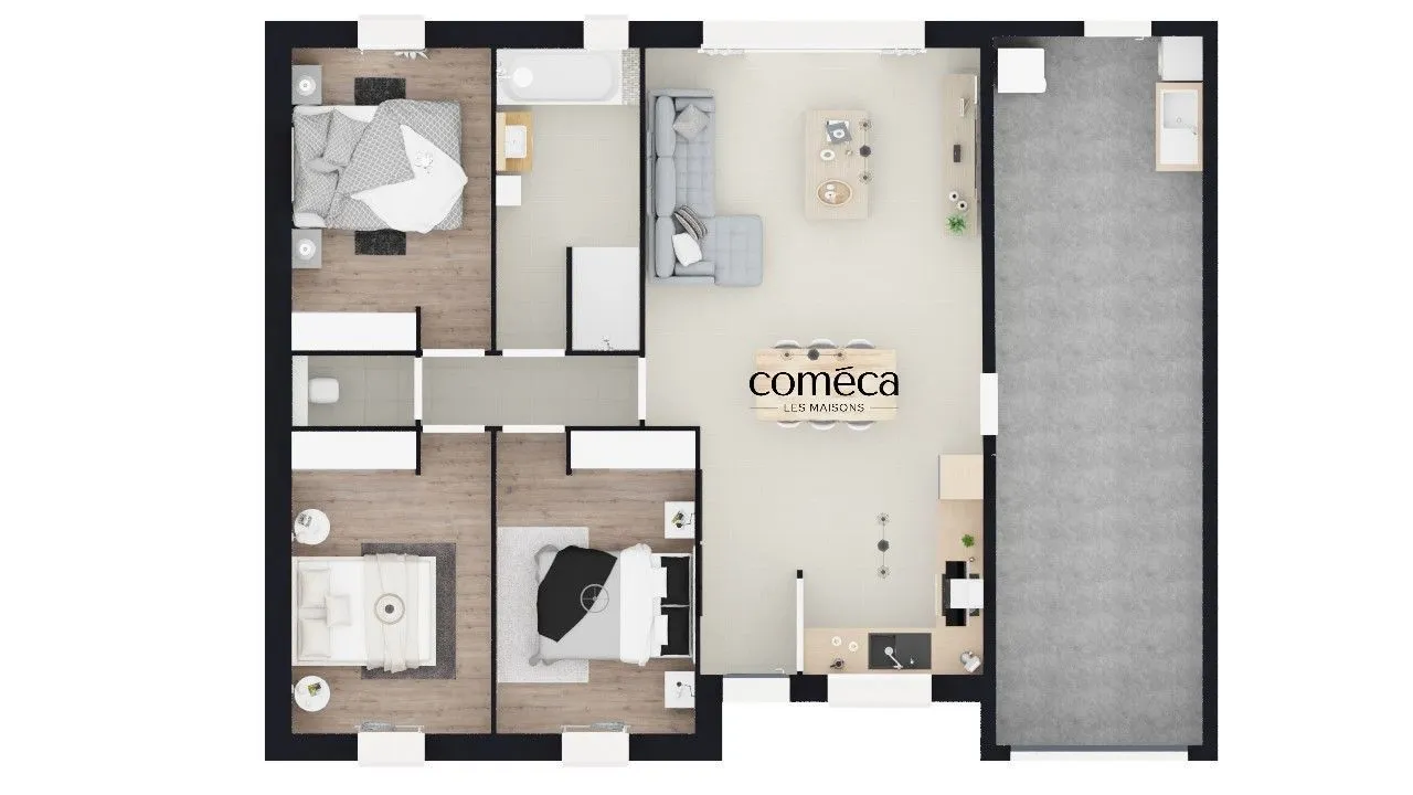 Maison neuve 81 m² à Mareuil-sur-Lay-Dissais (85320)