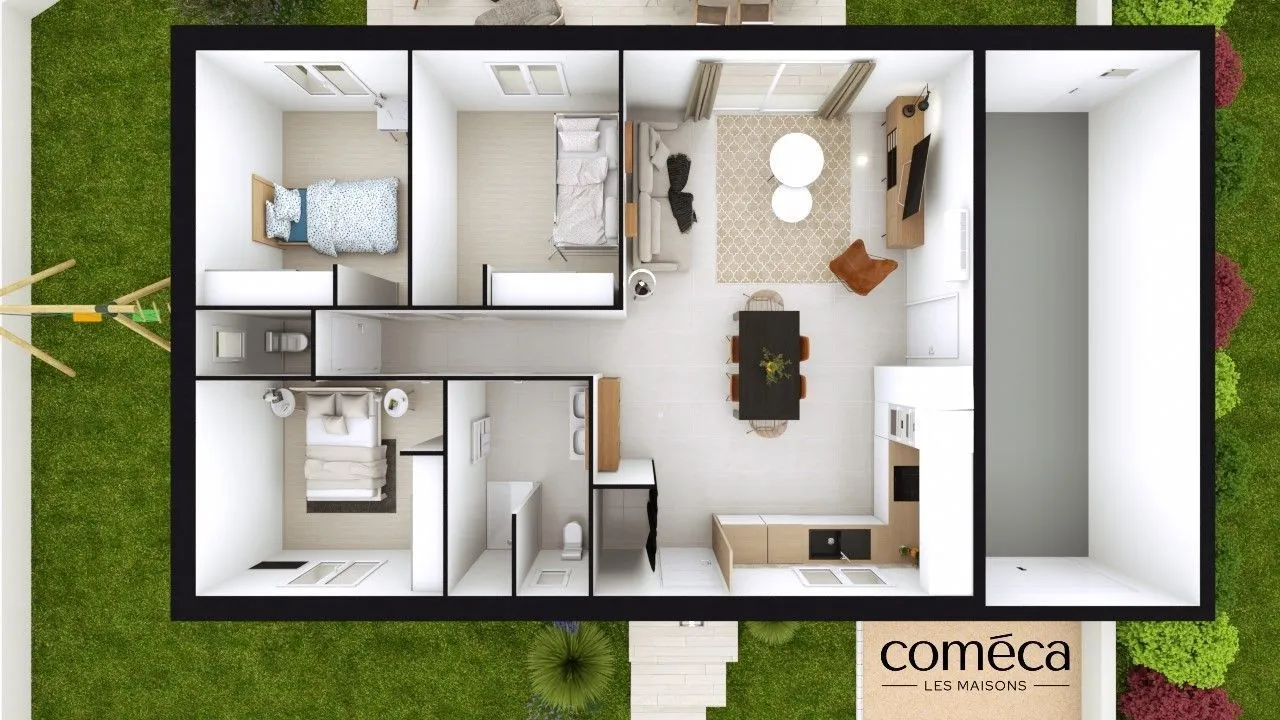 Maison neuve 81 m² au Champ-Saint-Père (85540)