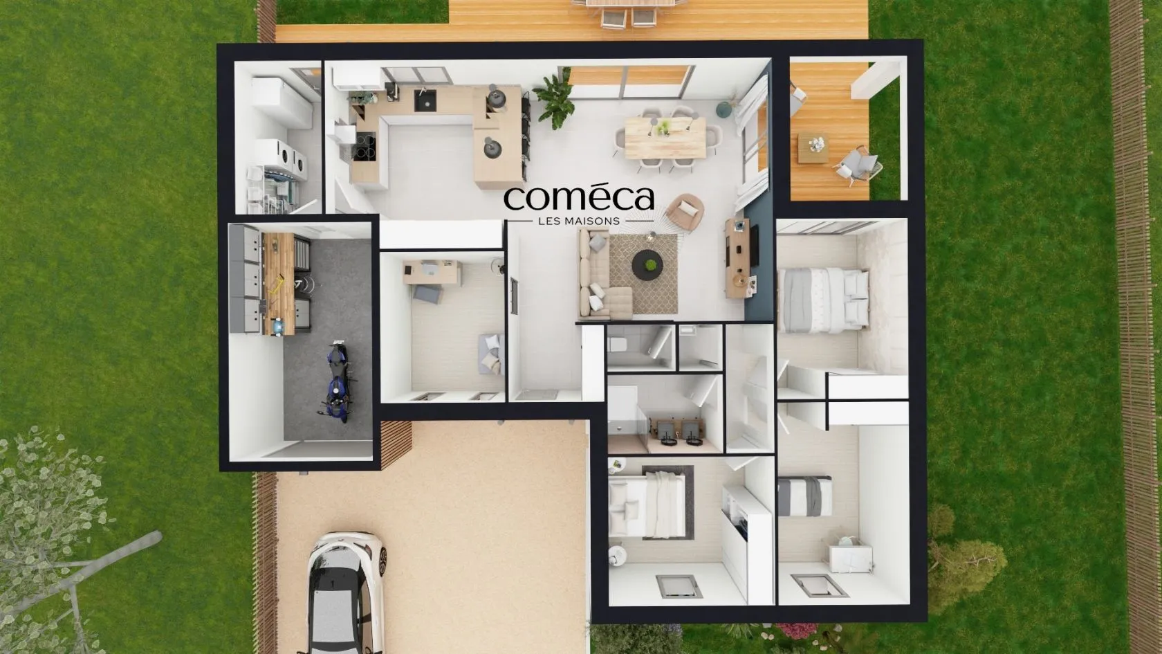 Maison neuve 104 m² à Luçon (85400)